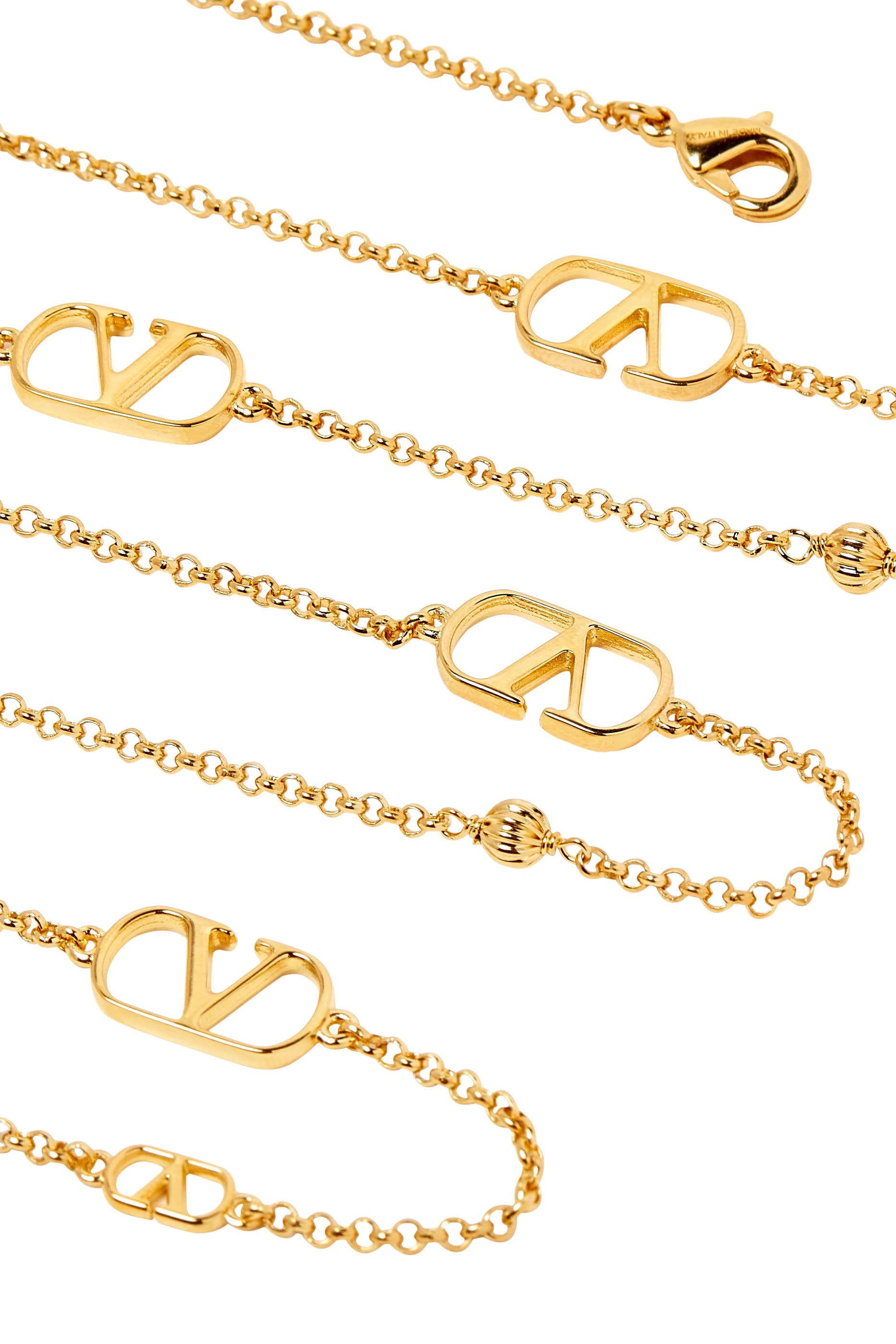 VLogo Signature Metal Necklace