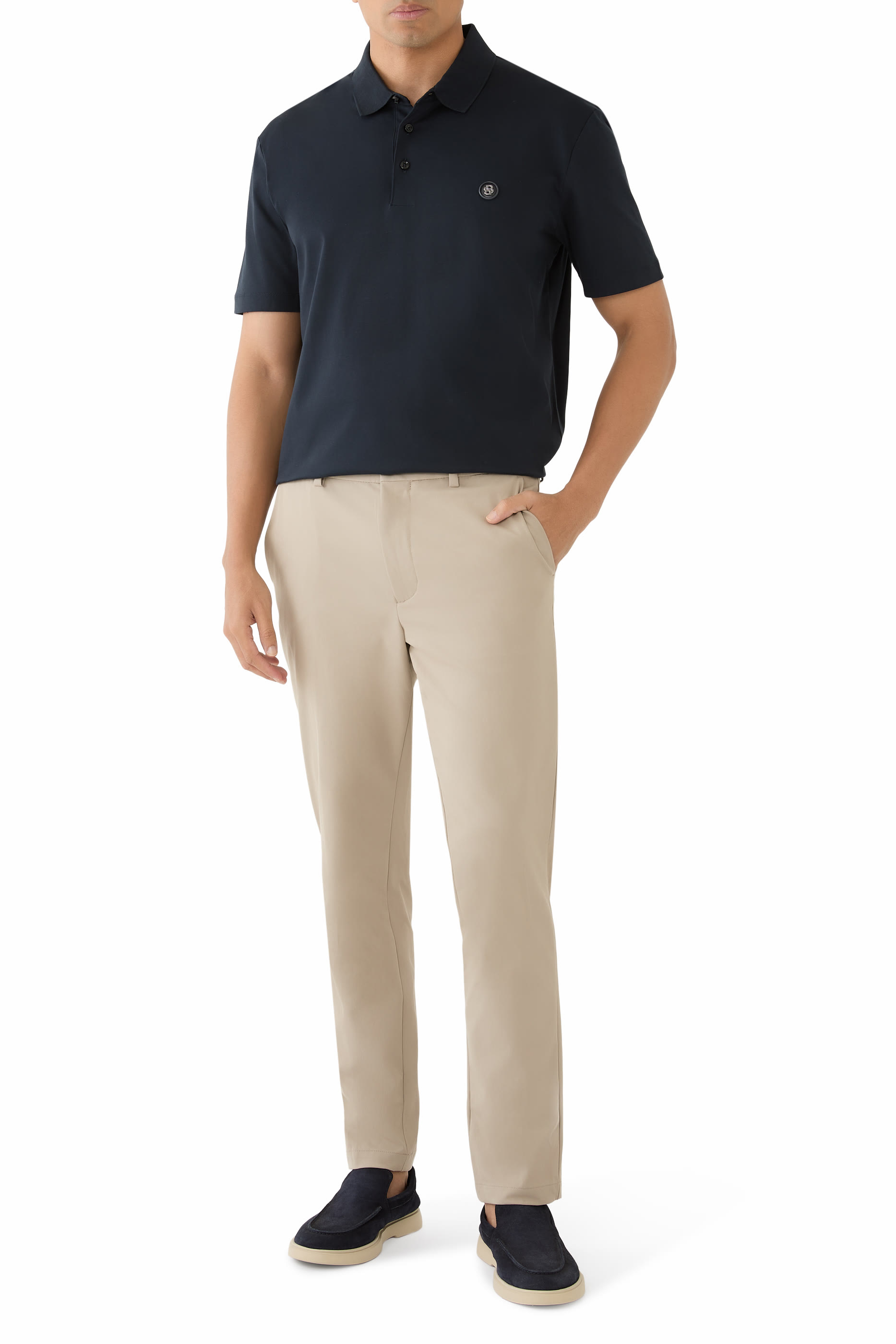 C-Parris Double-Monogram Polo Shirt