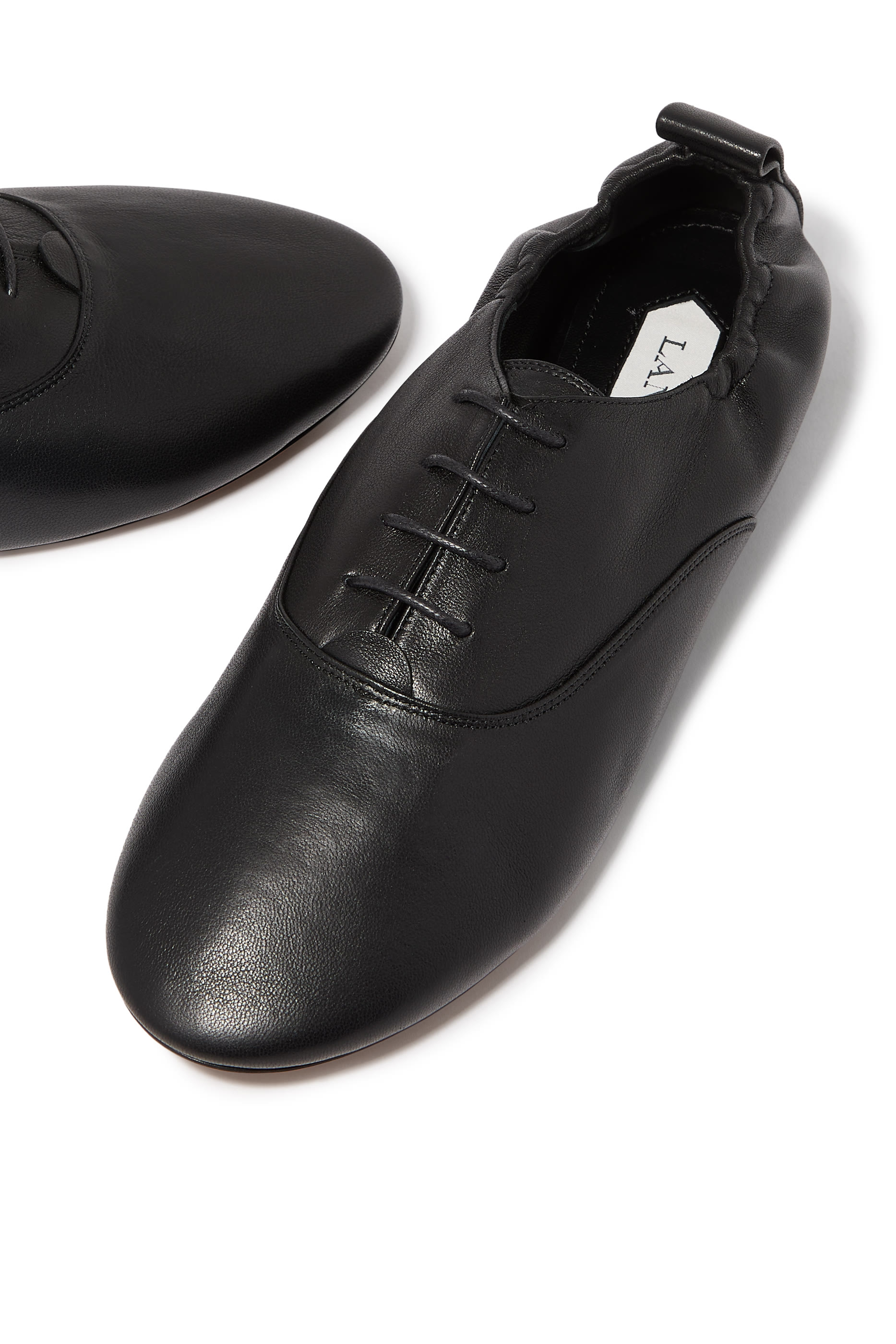 Lace-Up Leather Sneakers 