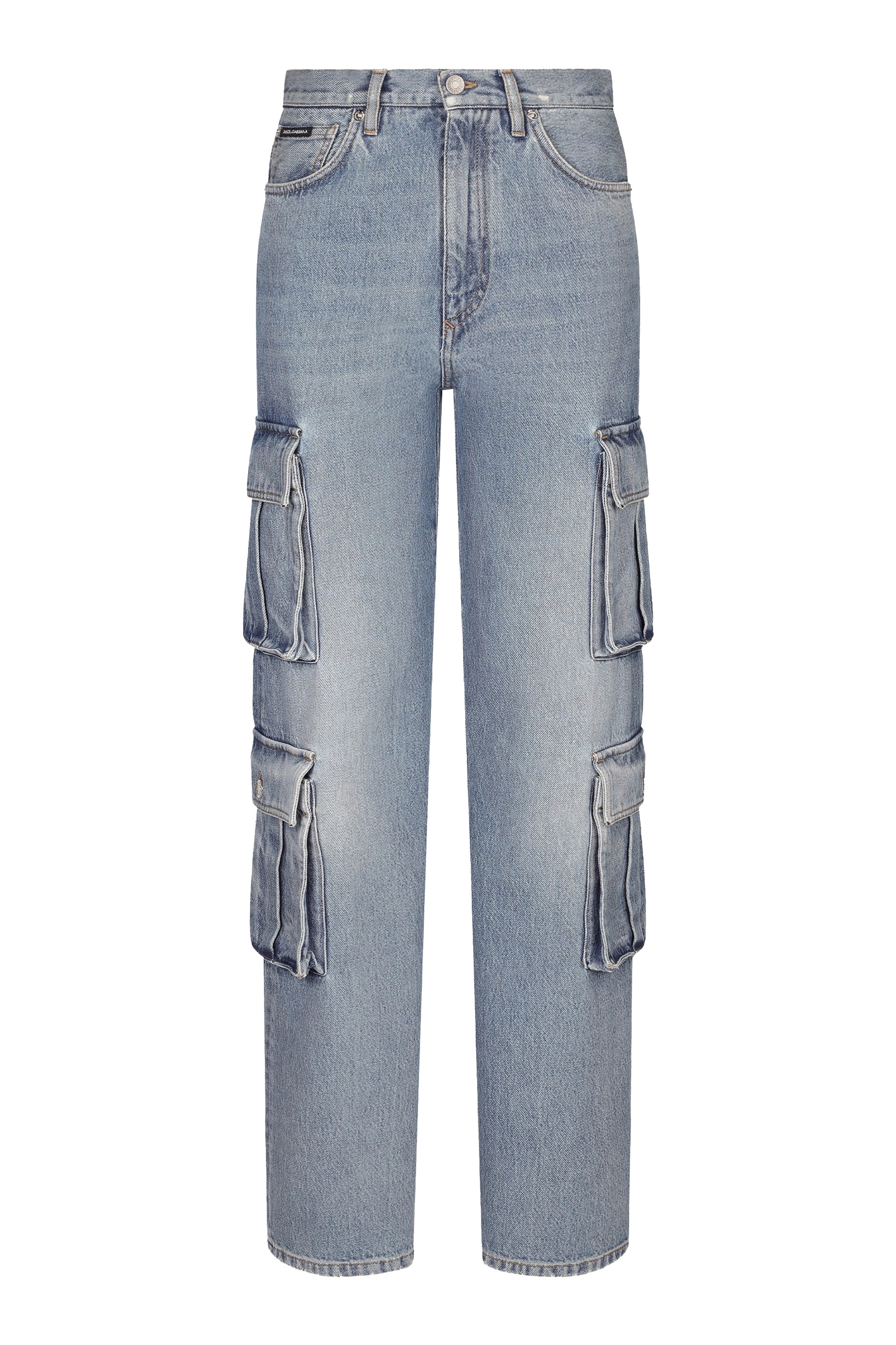 Cotton Demin Cargo Pants