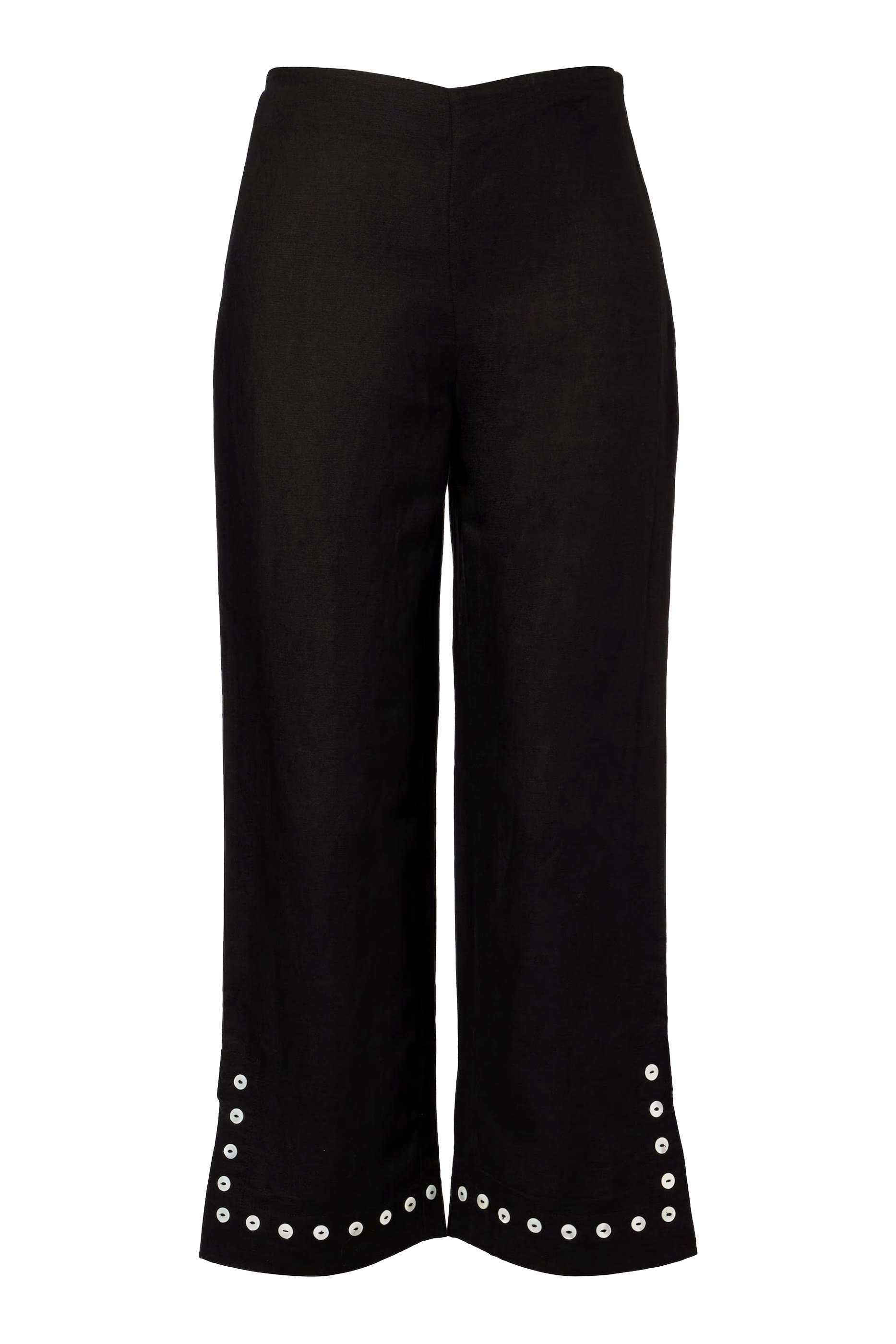 Piha Linen-Blend Flared Pants 