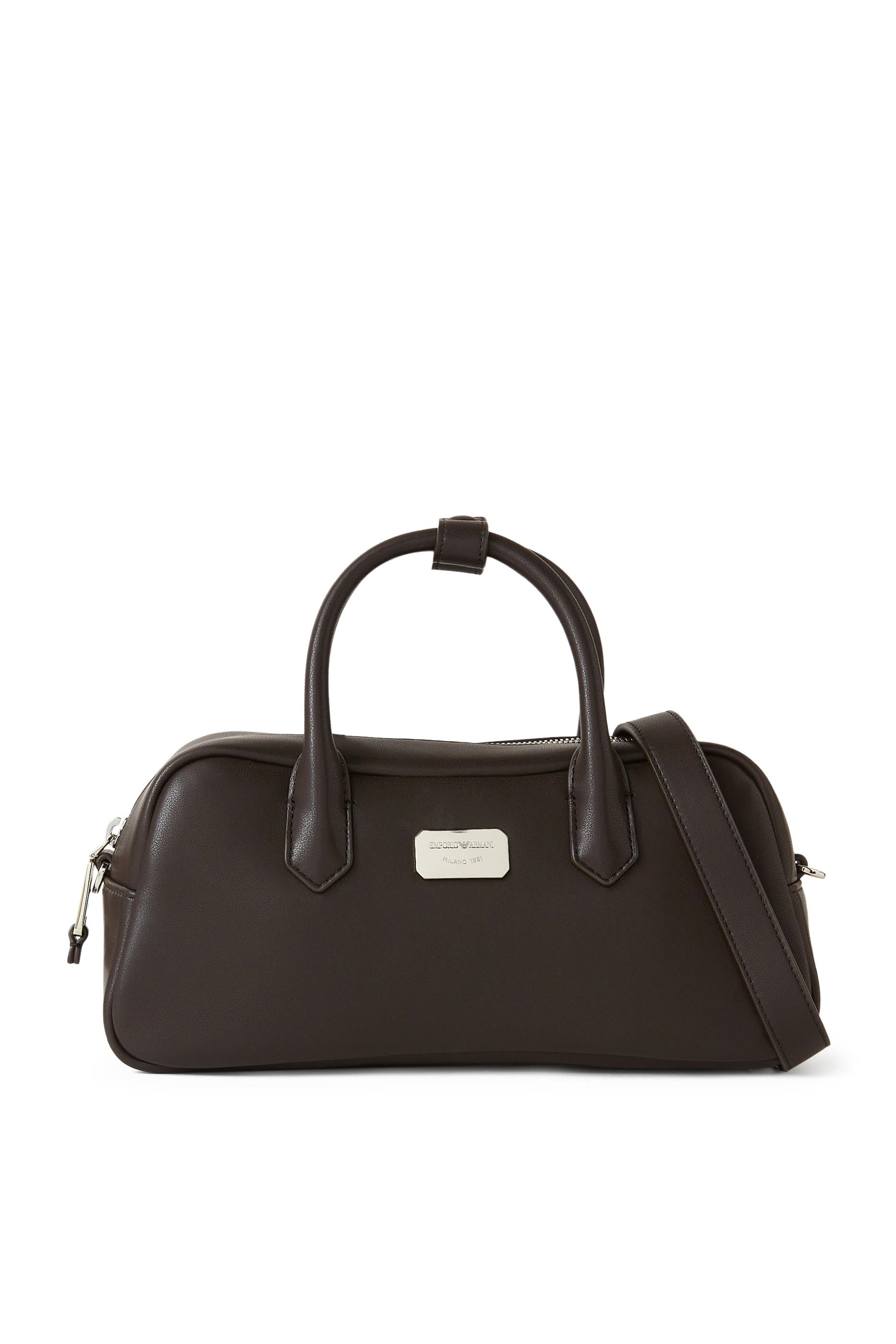 Logo Leather Tote Bag