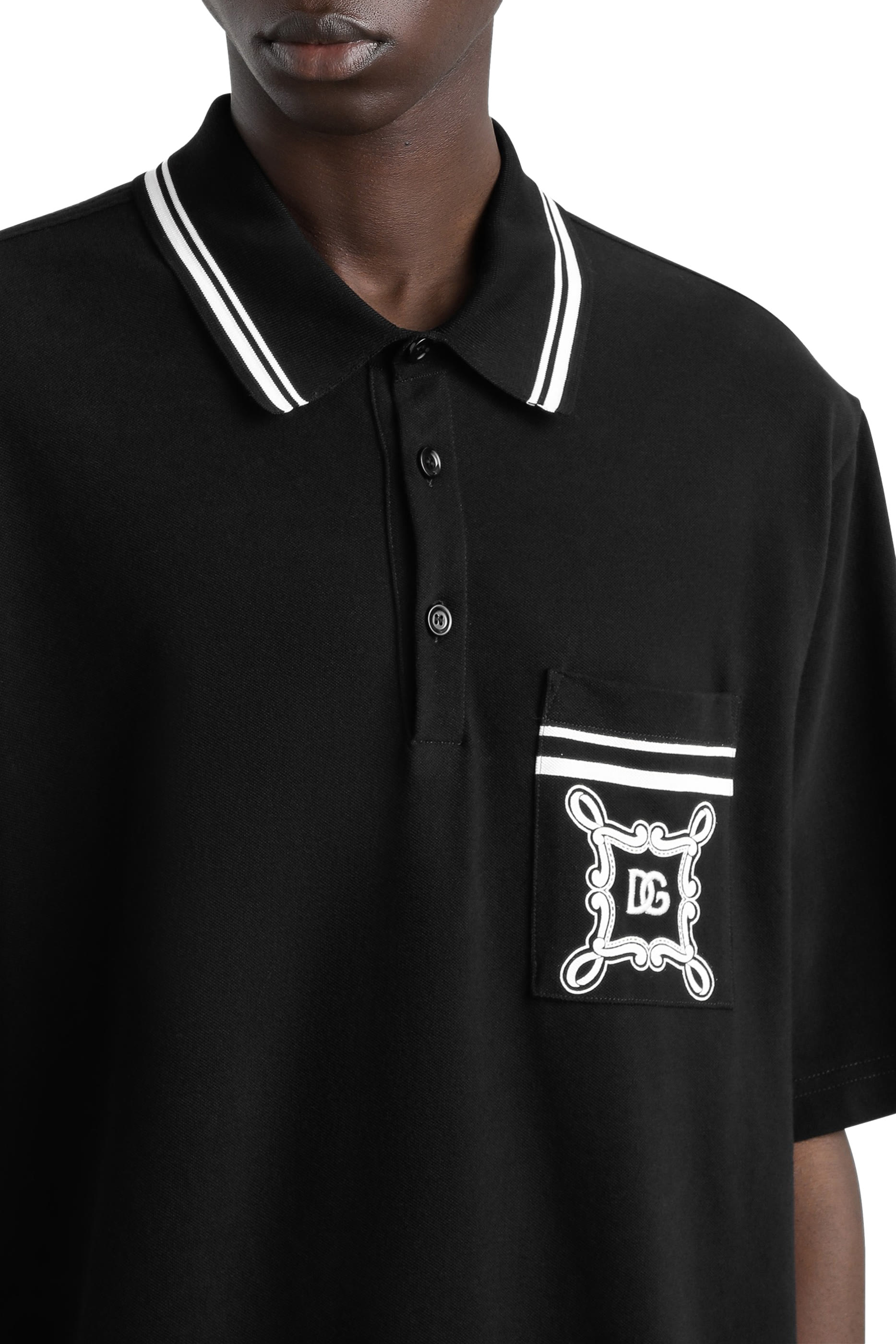 Bandanna-Print Cotton Polo-Shirt