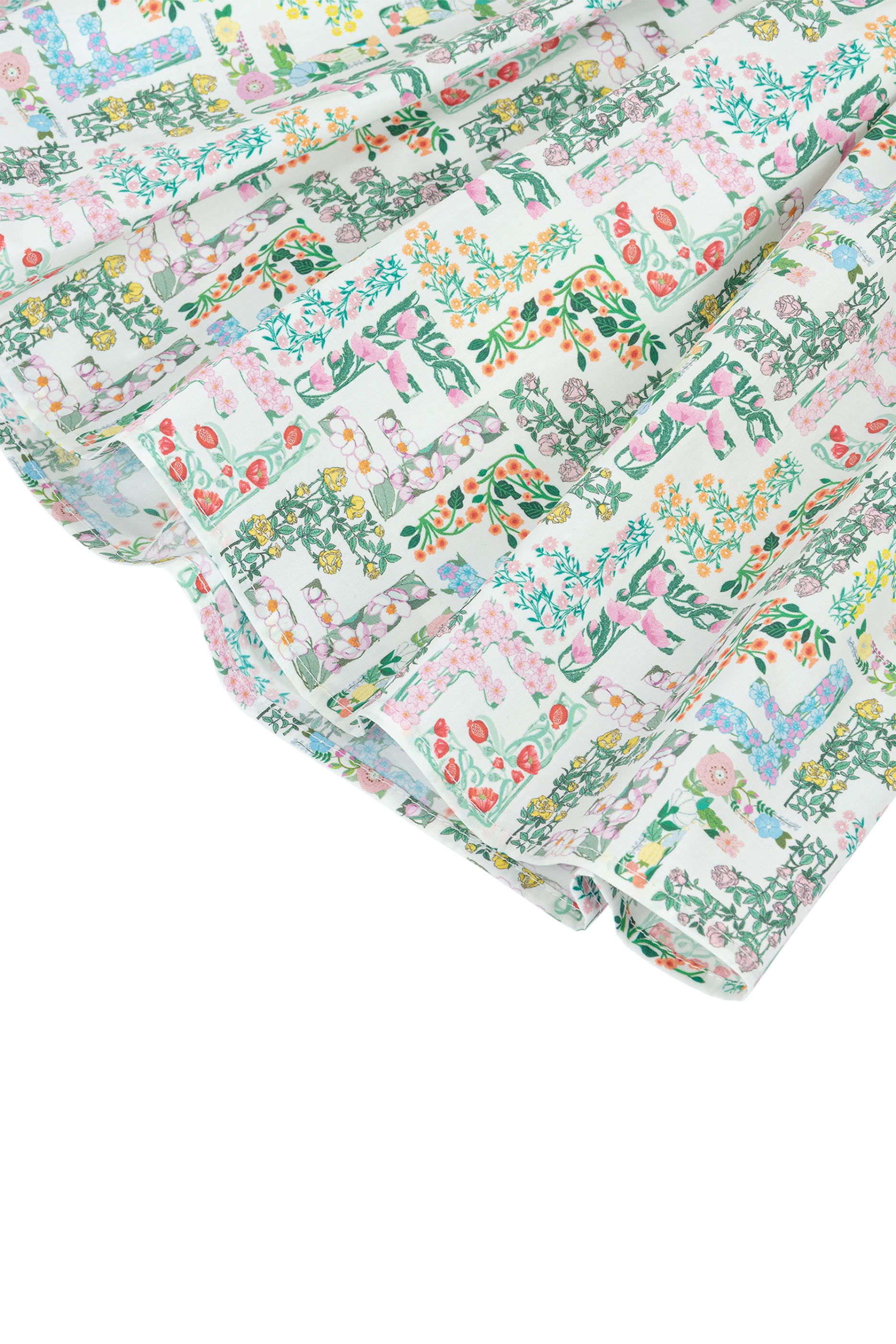 Kids FF Print Cotton Dress 