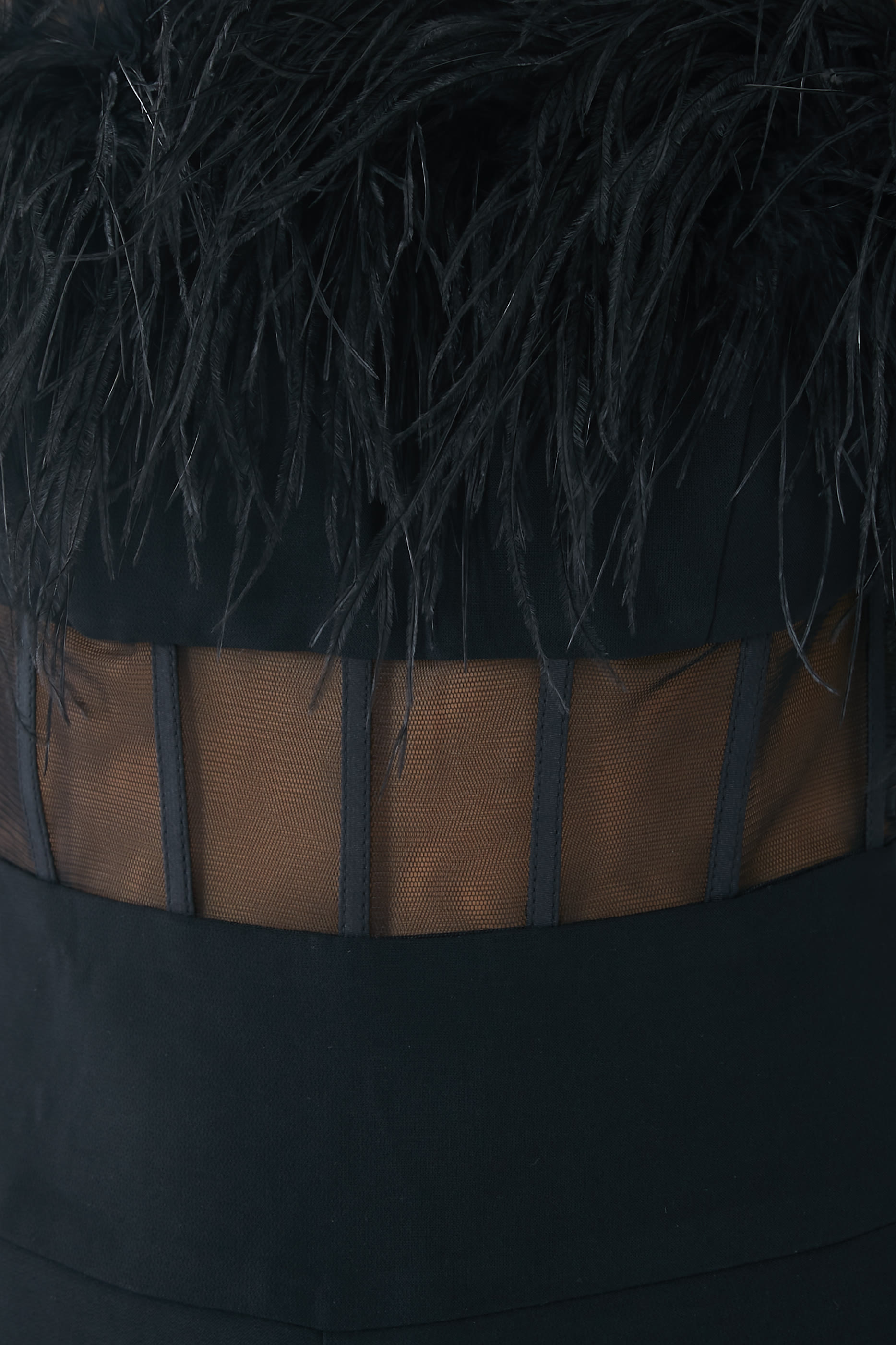 Feather Corset Jumpsuit