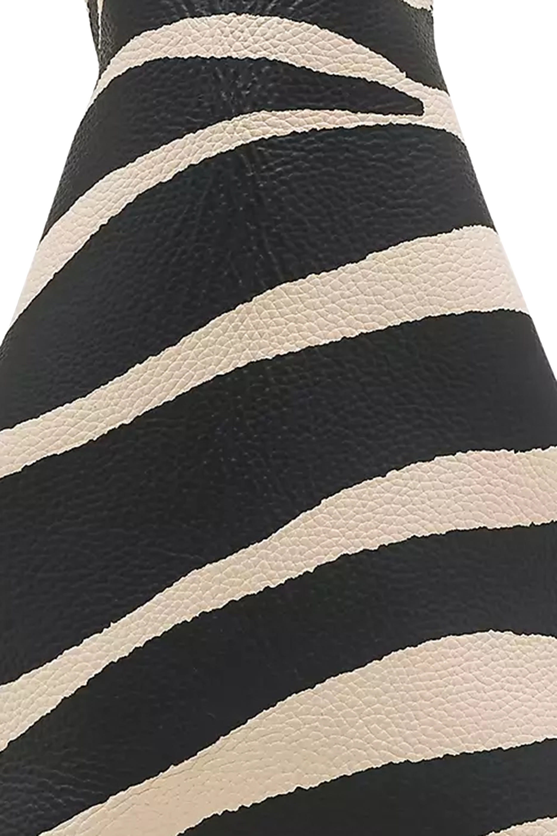 The Zebra Leather Sack Bag