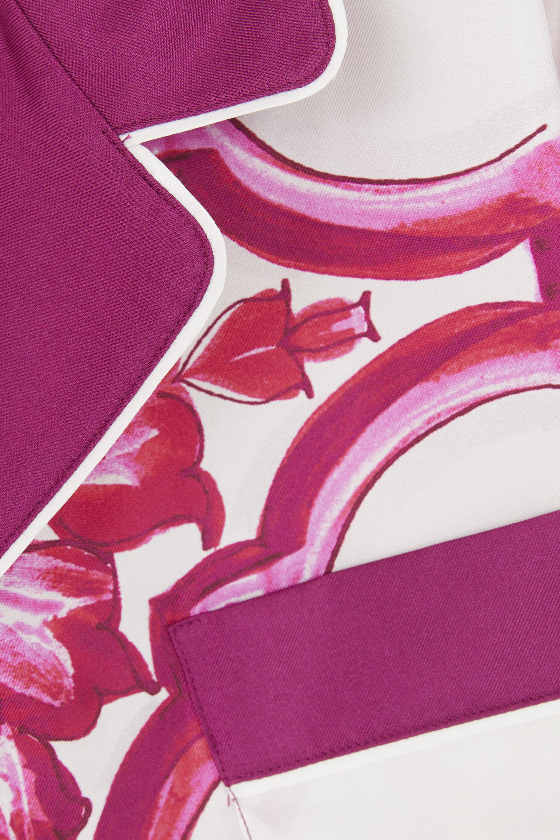 Kids Majolica Print Belted Shirt