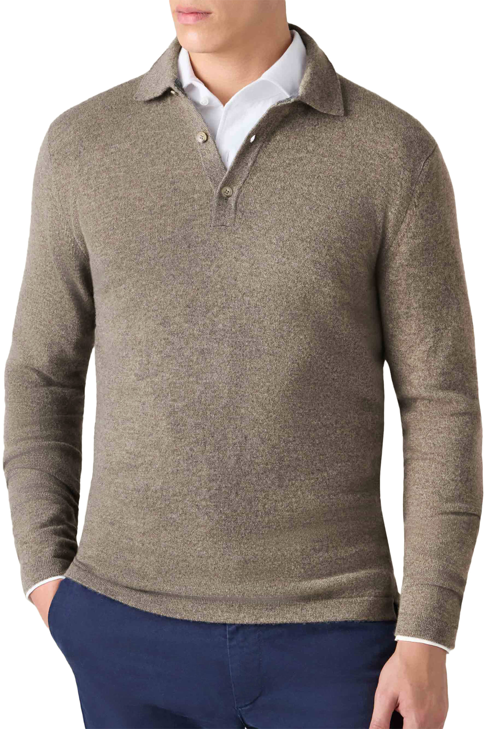  Cashmere Polo Sweater 