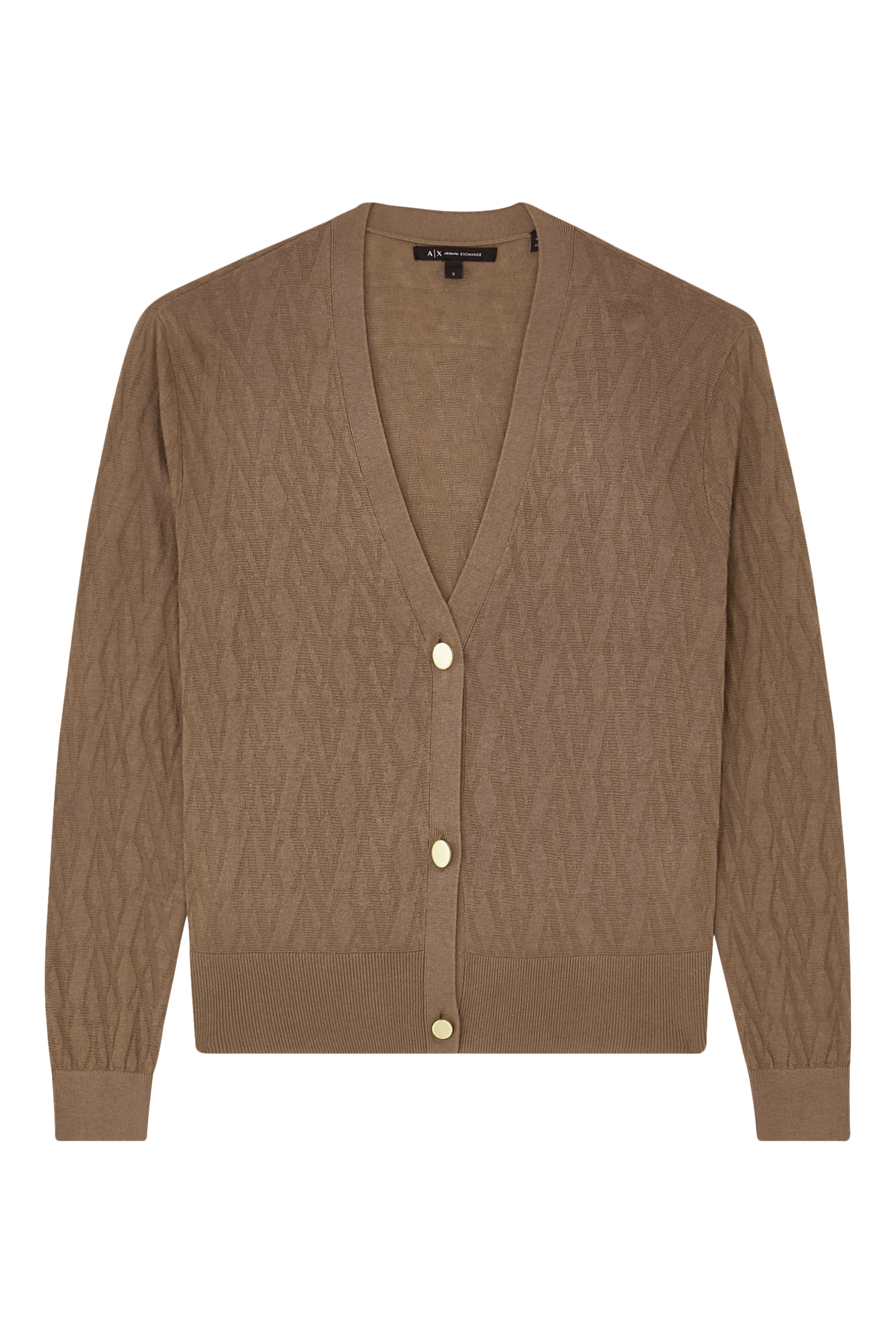 Monogram Buttoned Cardigan