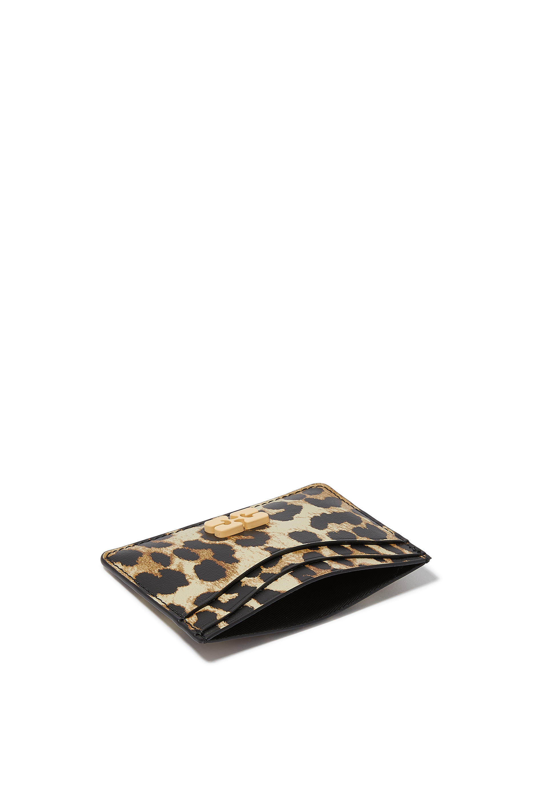 Leopard Printed Bou Card Holder