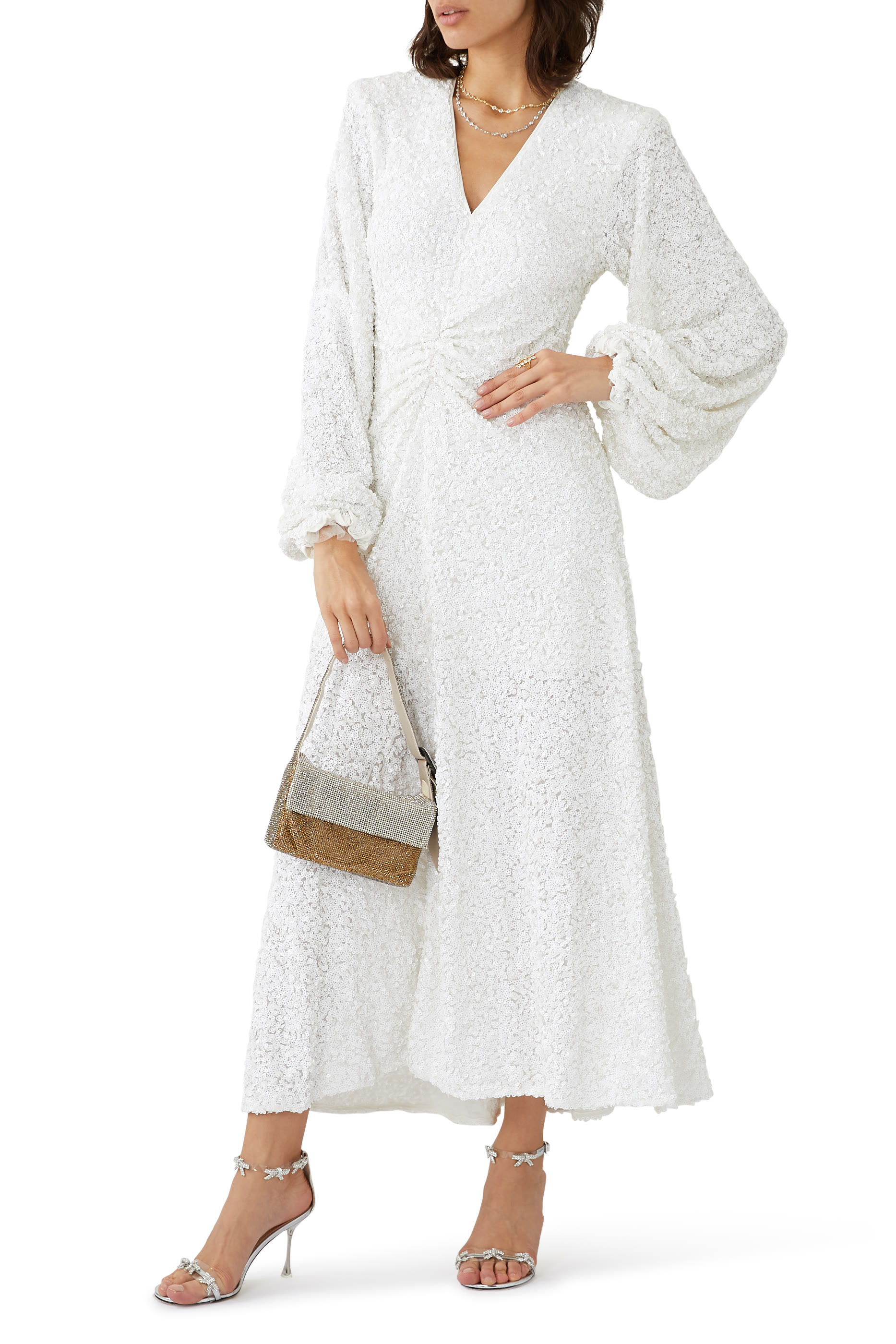 Sirin Sequined Midi Dress