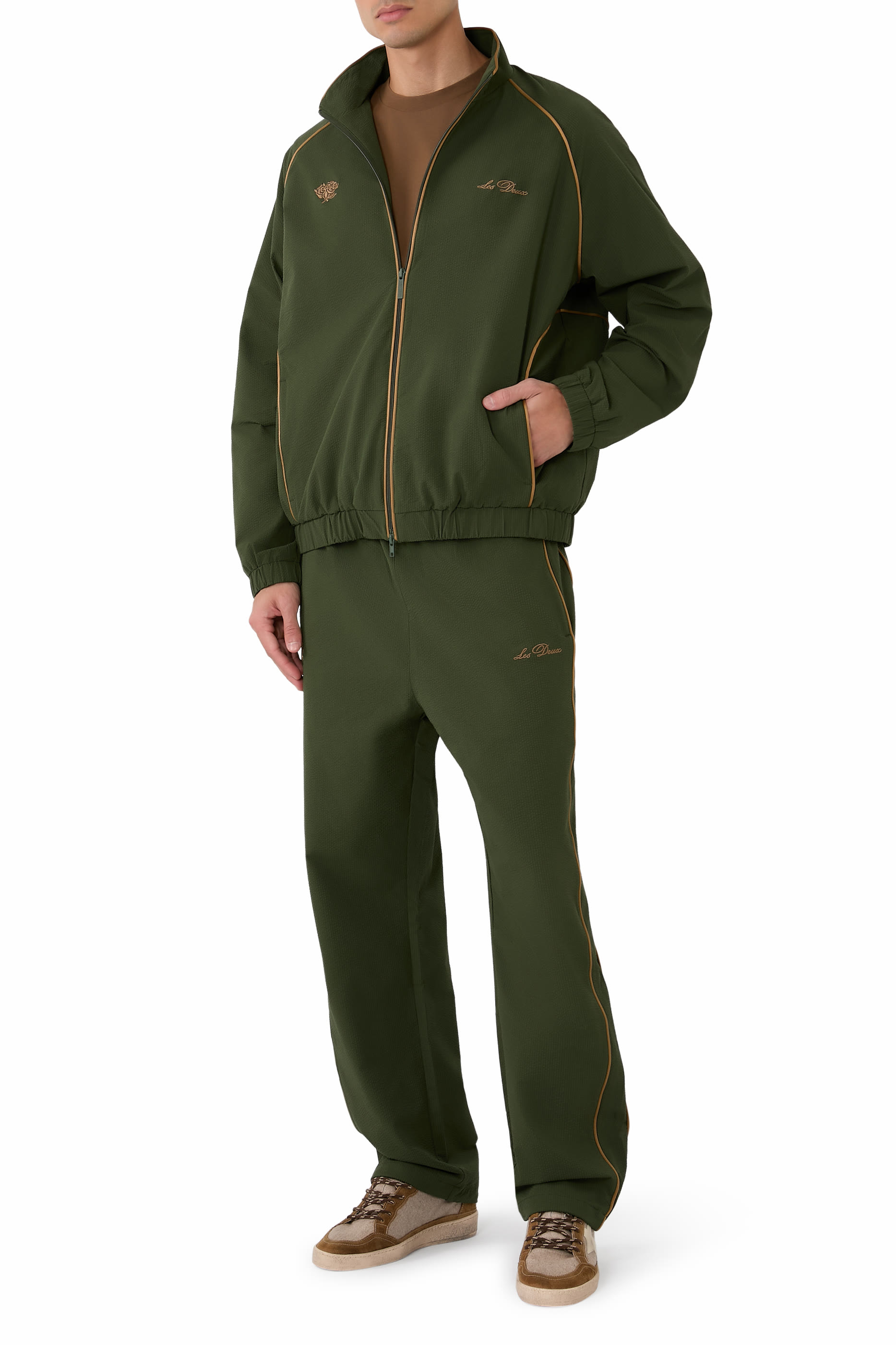 Jack Seersucker Track Jacket