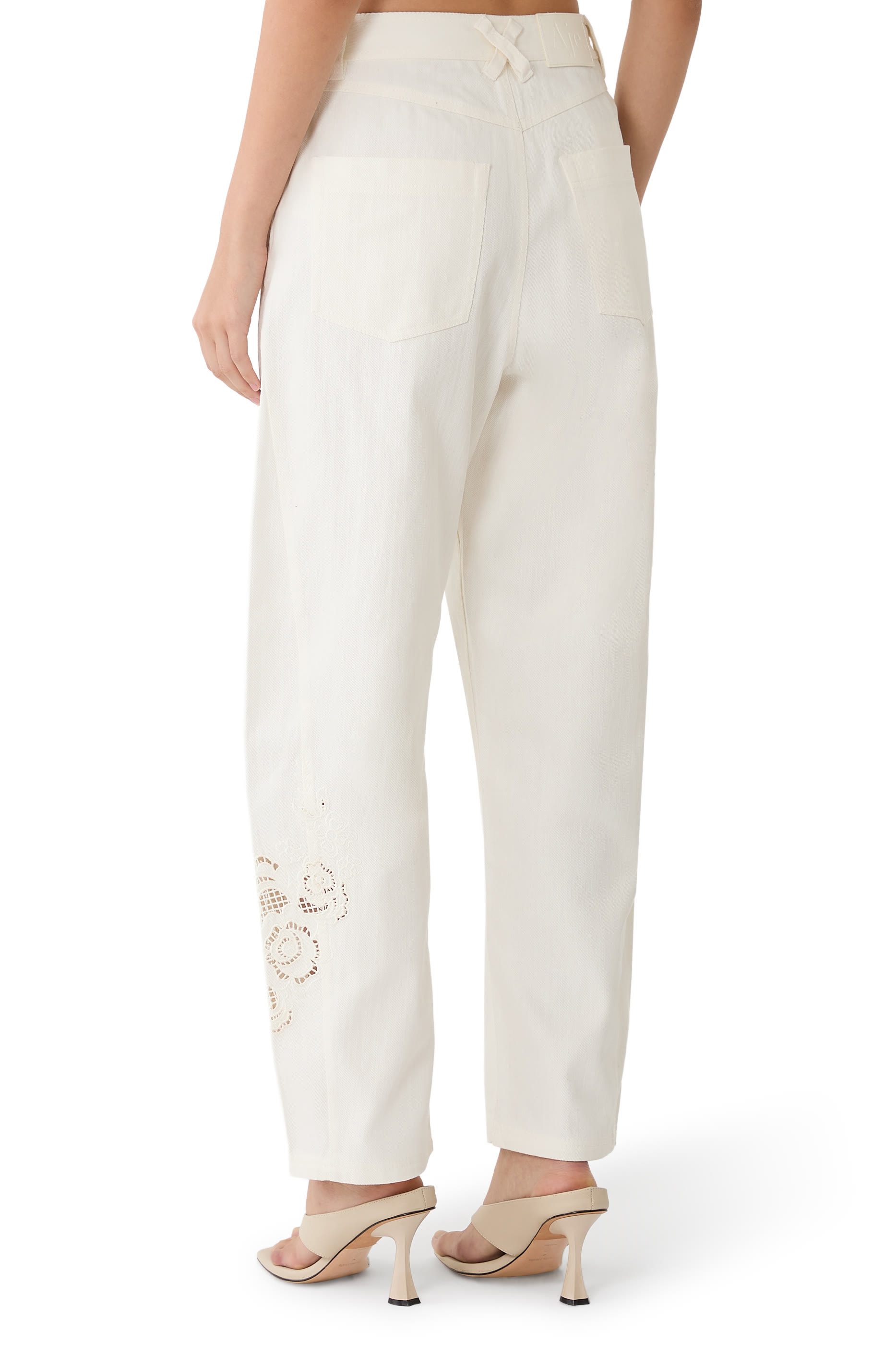 Halo Embroidered Pants