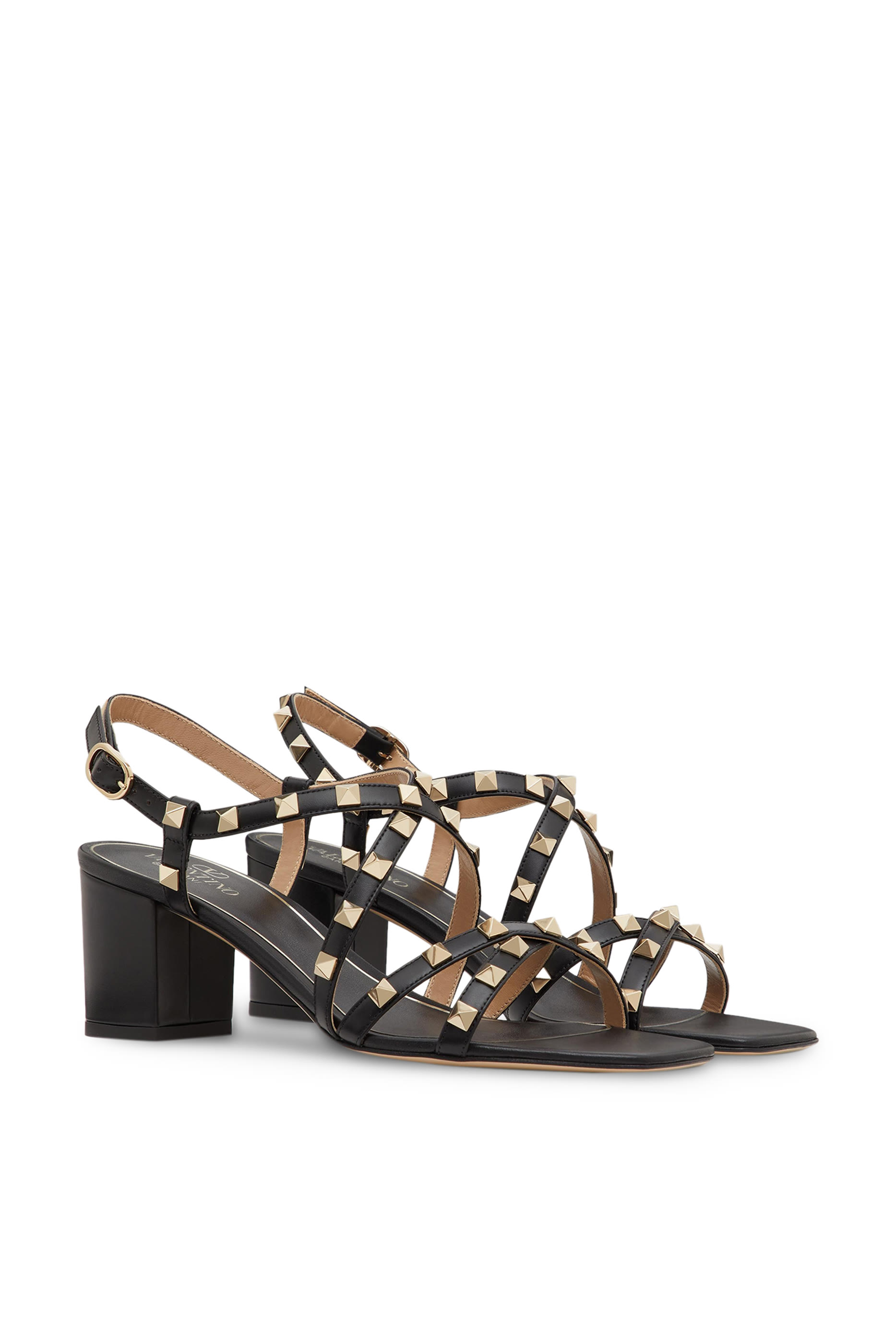 Valentino Garavani Rockstud 60 Leather Sandals