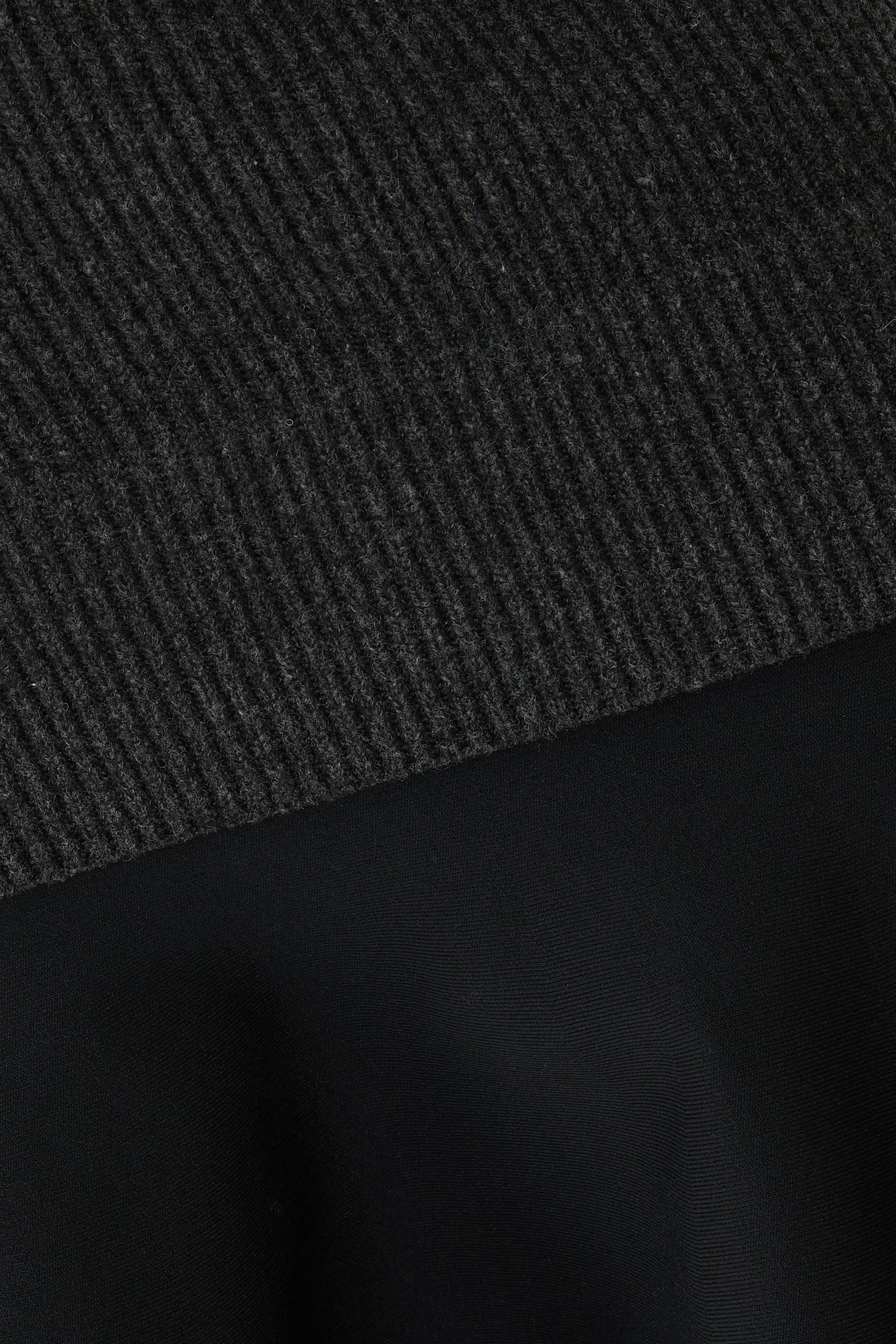 Ribbed Long-Sleeve Dress