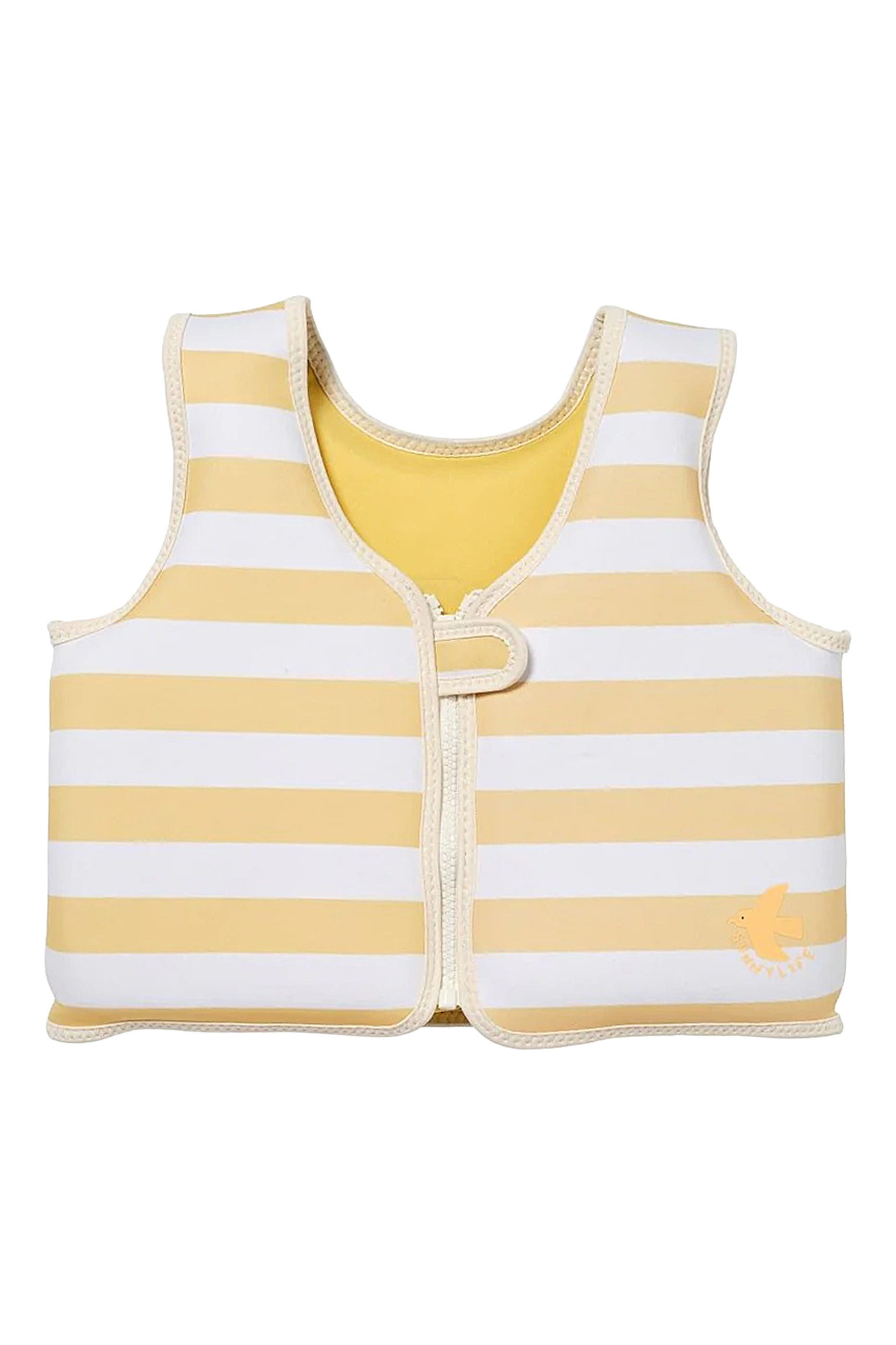 Kids Sammy the Seagull Yellow Stripe Swim Vest 3-6 
