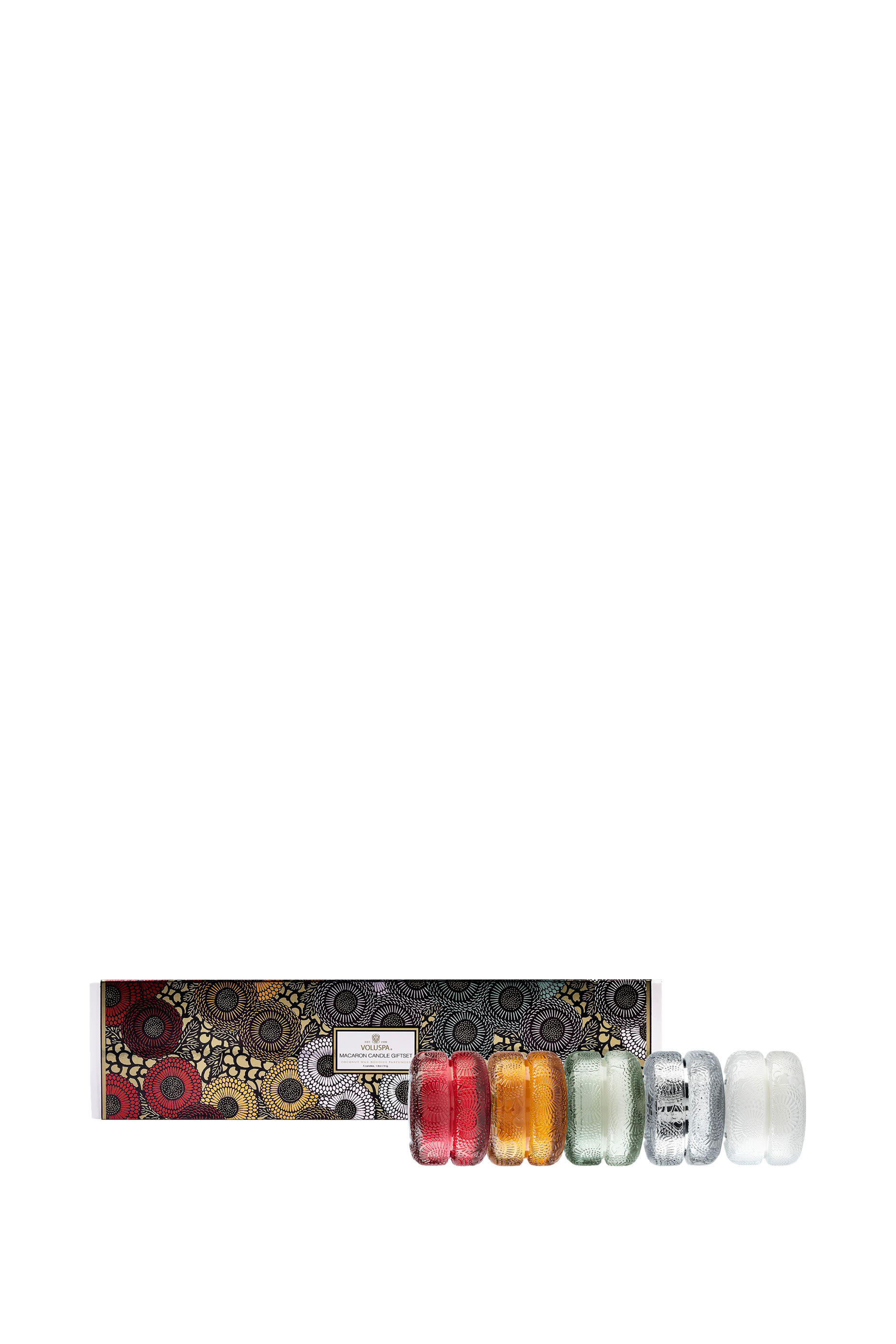 Japonica Macaron 5 Candle Gift Set