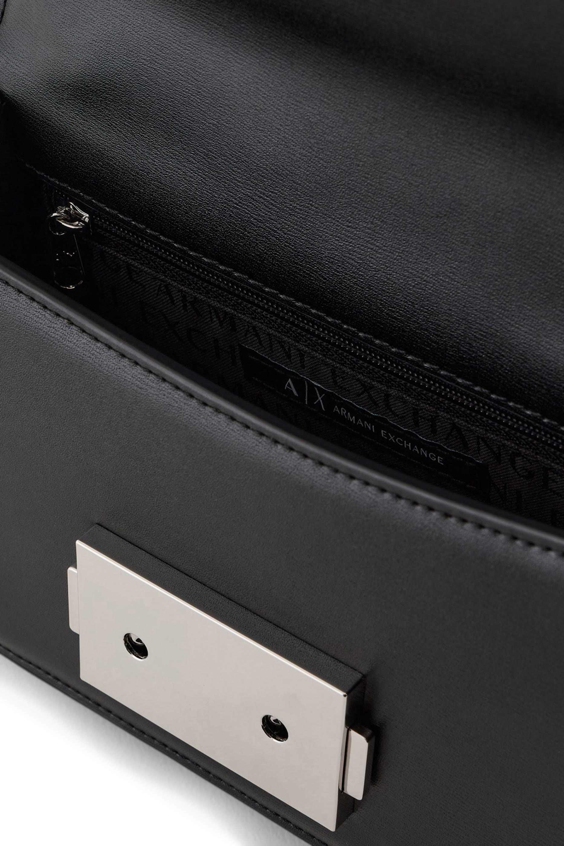 Metal Logo Shoulder Bag