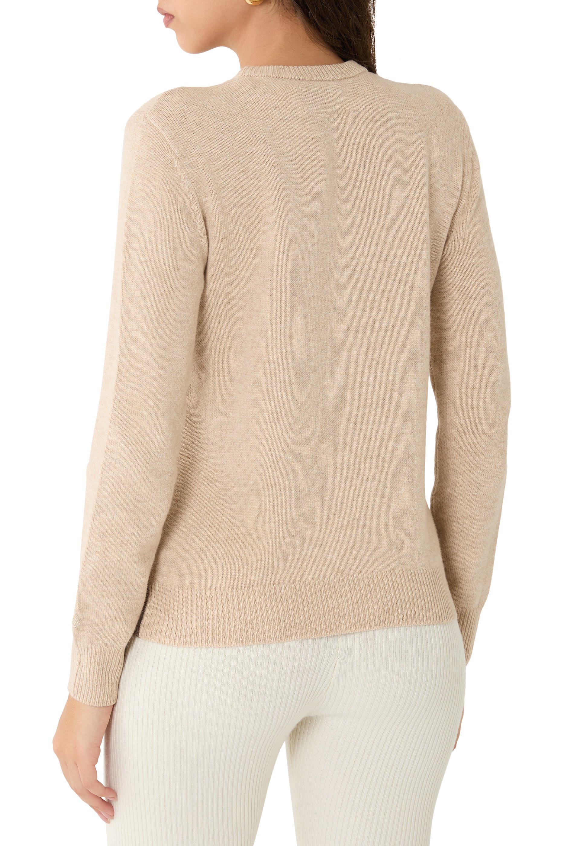 Queen Cashmere-Blend Sweater with Cortina Postcard