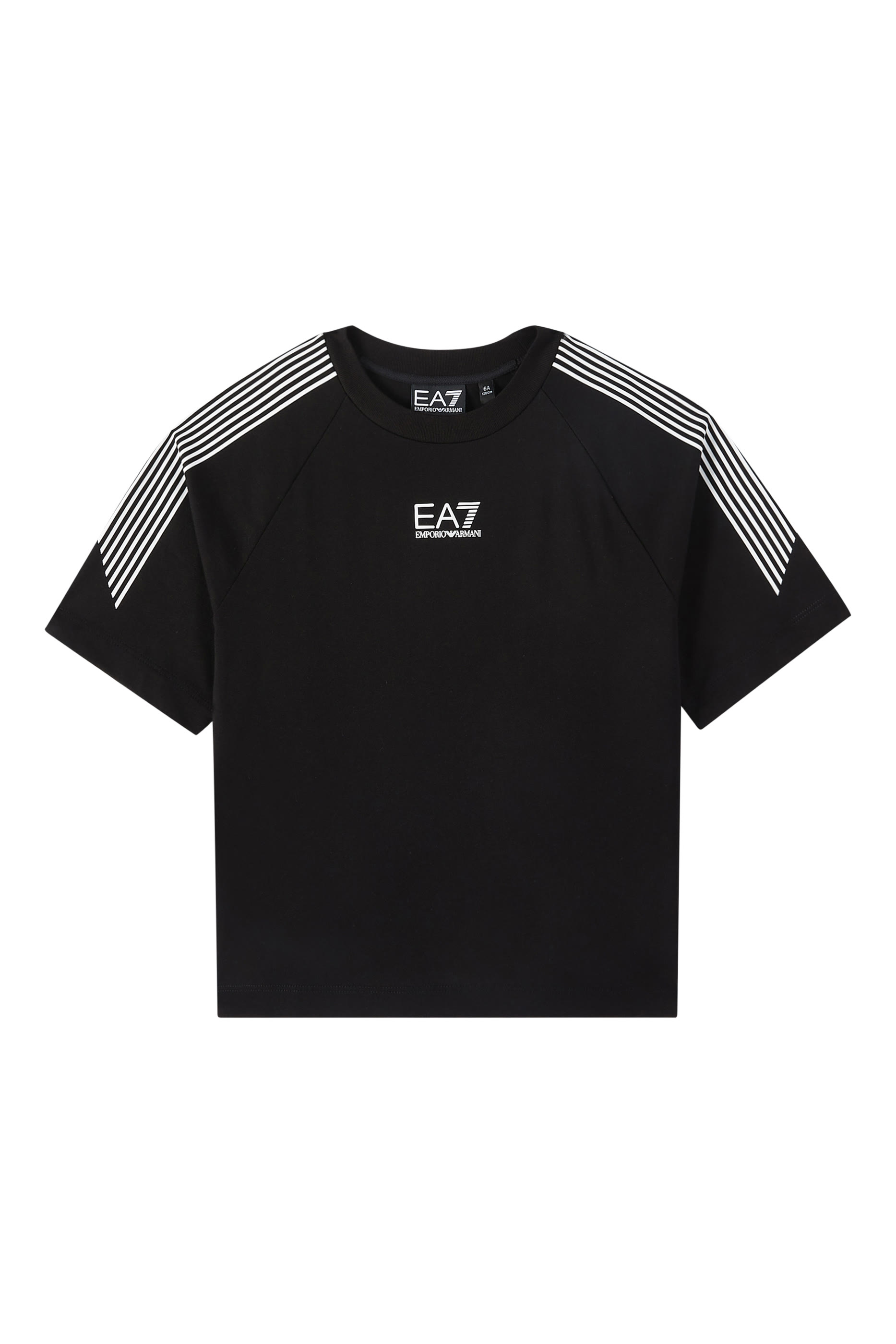 Kids EA7 Train Lines T-Shirt