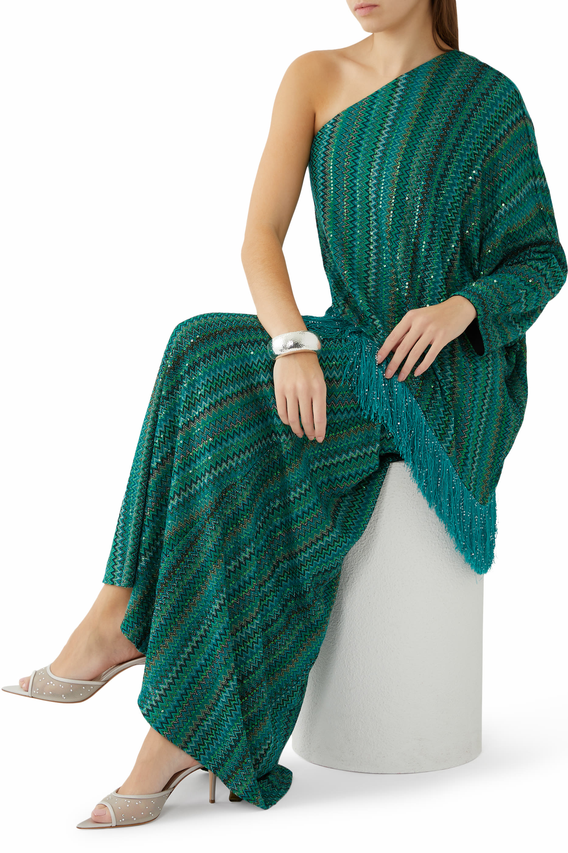 Lisa 75 Mesh Glitz Mules