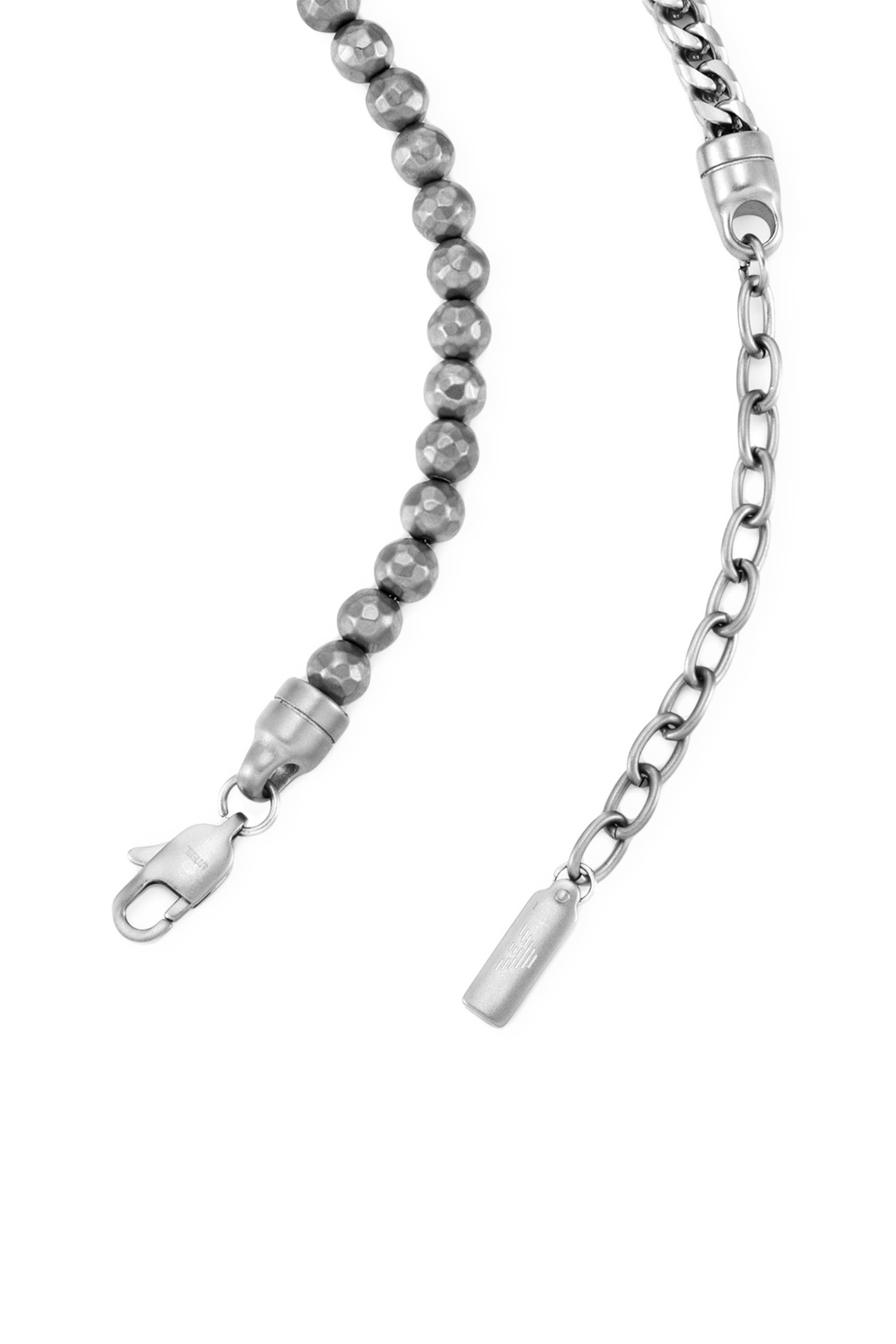 Logo Necklace, Silver