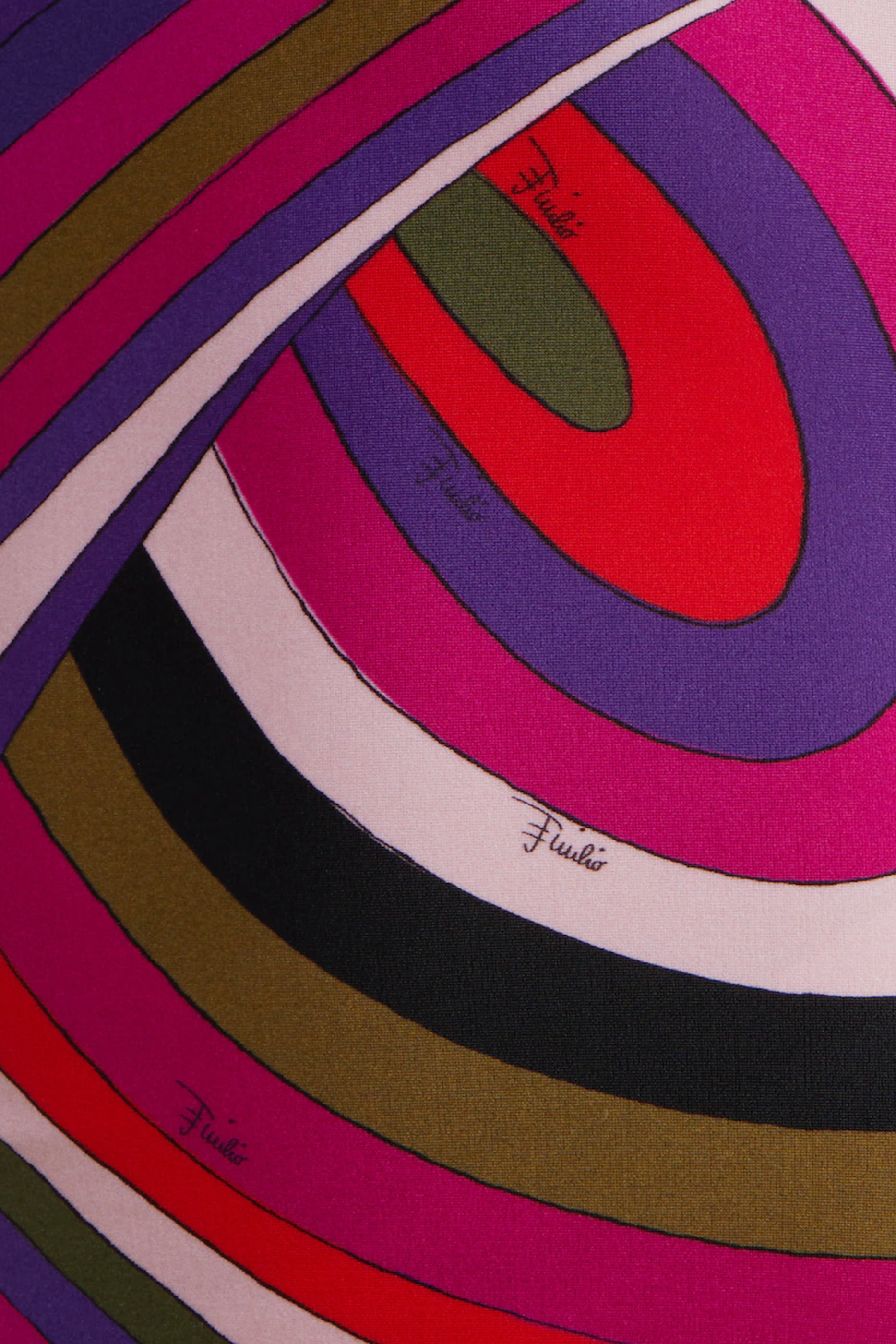 Iride Print One-Shoulder Swimsuit