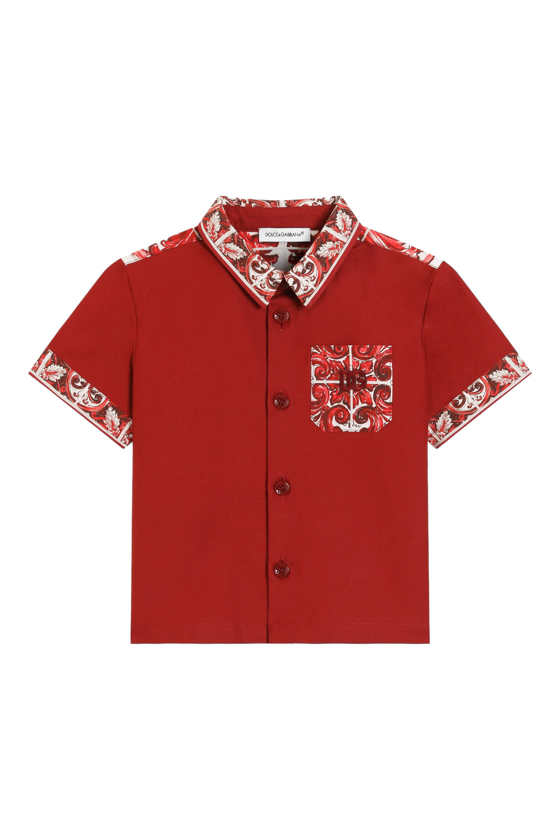 Kids Majolica-Print Shirt