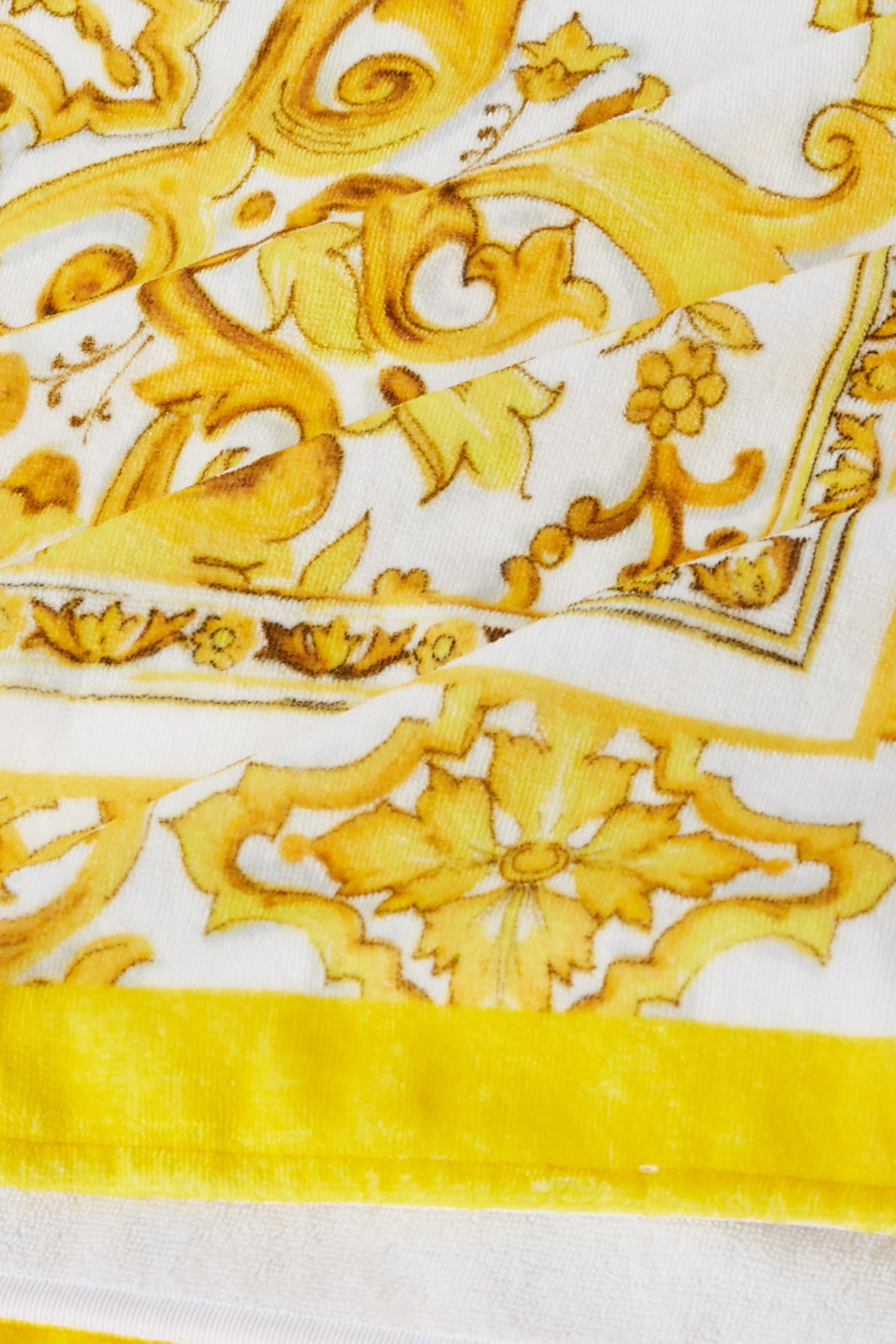 Kids Majolica Print Terry Beach Towel