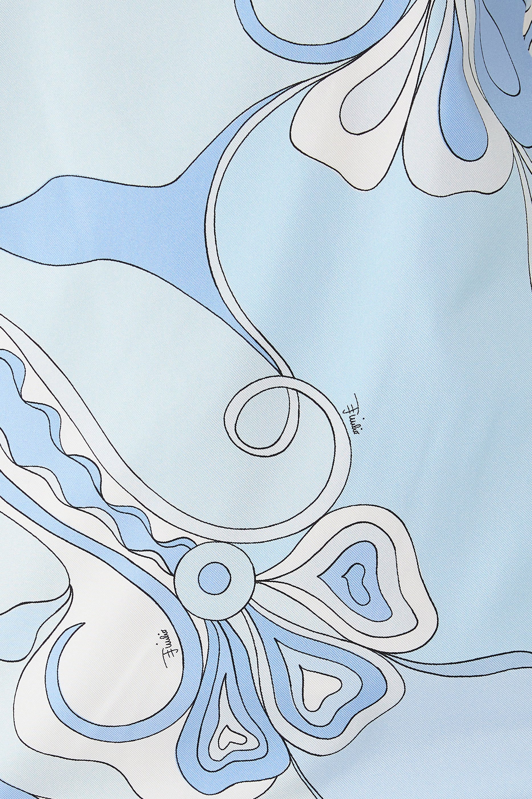 Orchidee Print Silk Dress