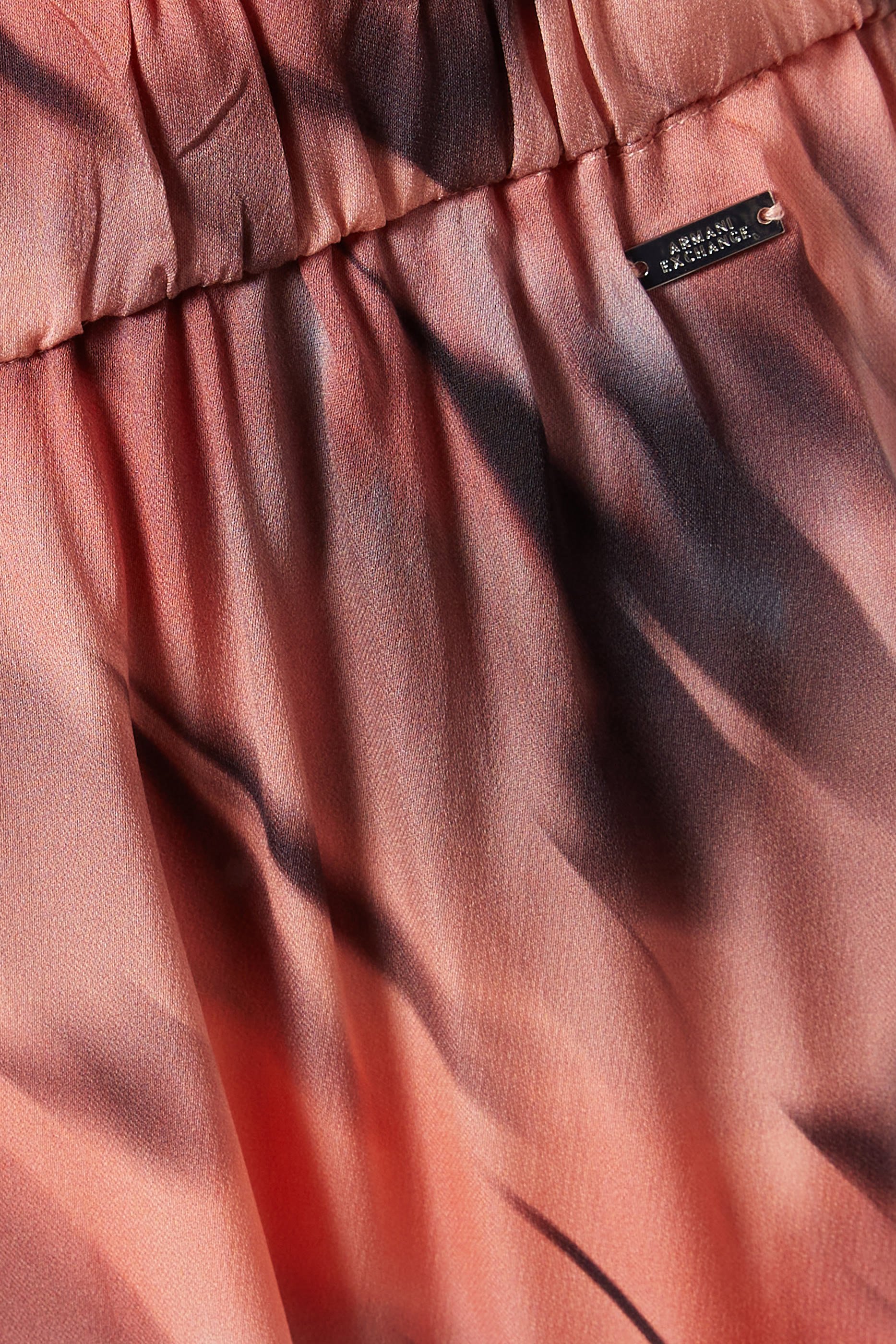 Abstract Print Mini Skirt