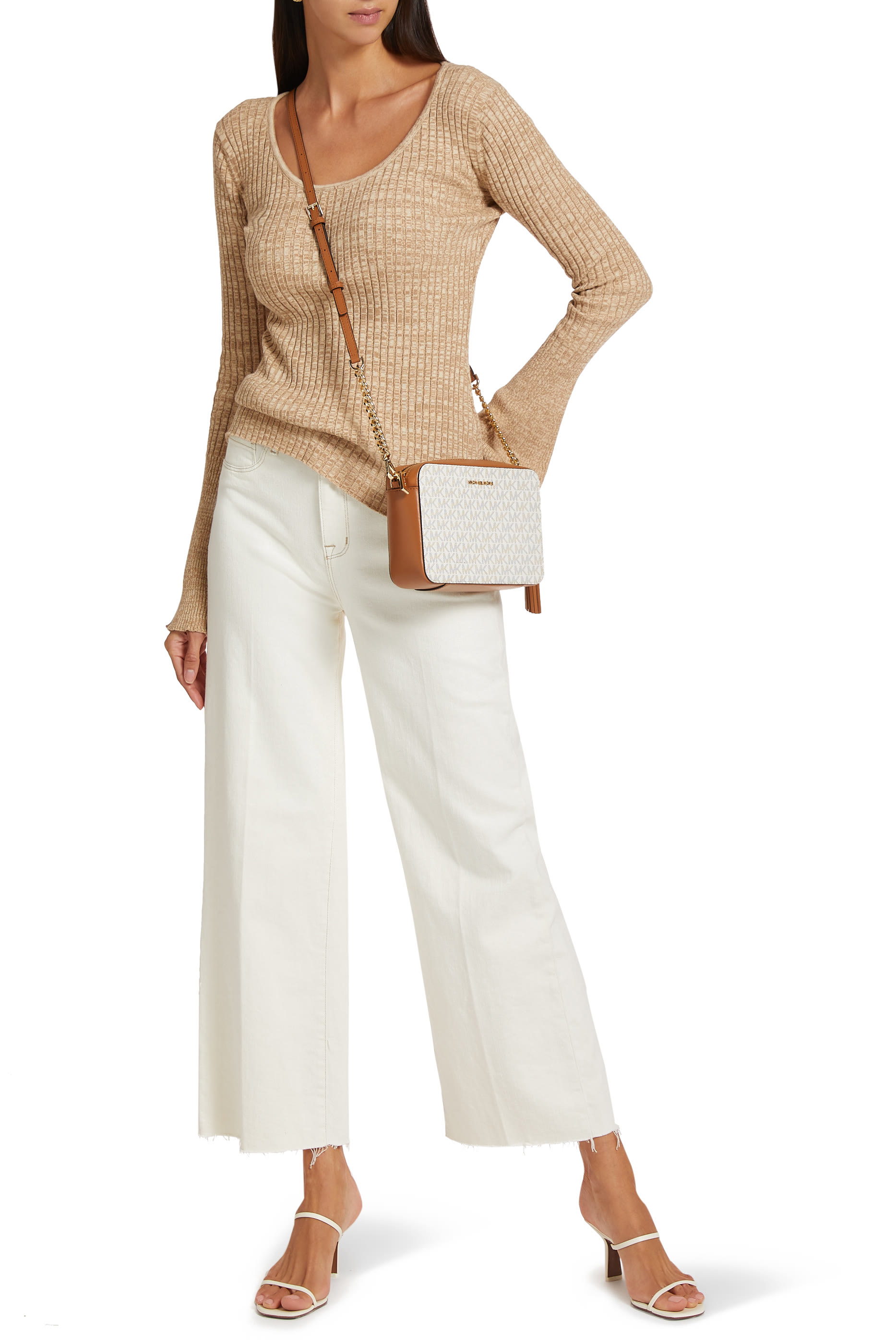 Jet Set Medium Logo Crossbody Bag