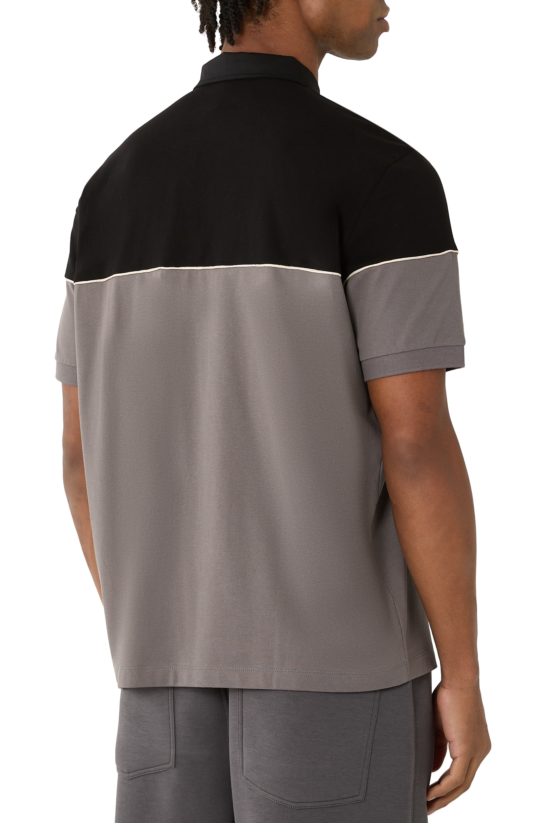  Regular Fit Two-Tone Polo 