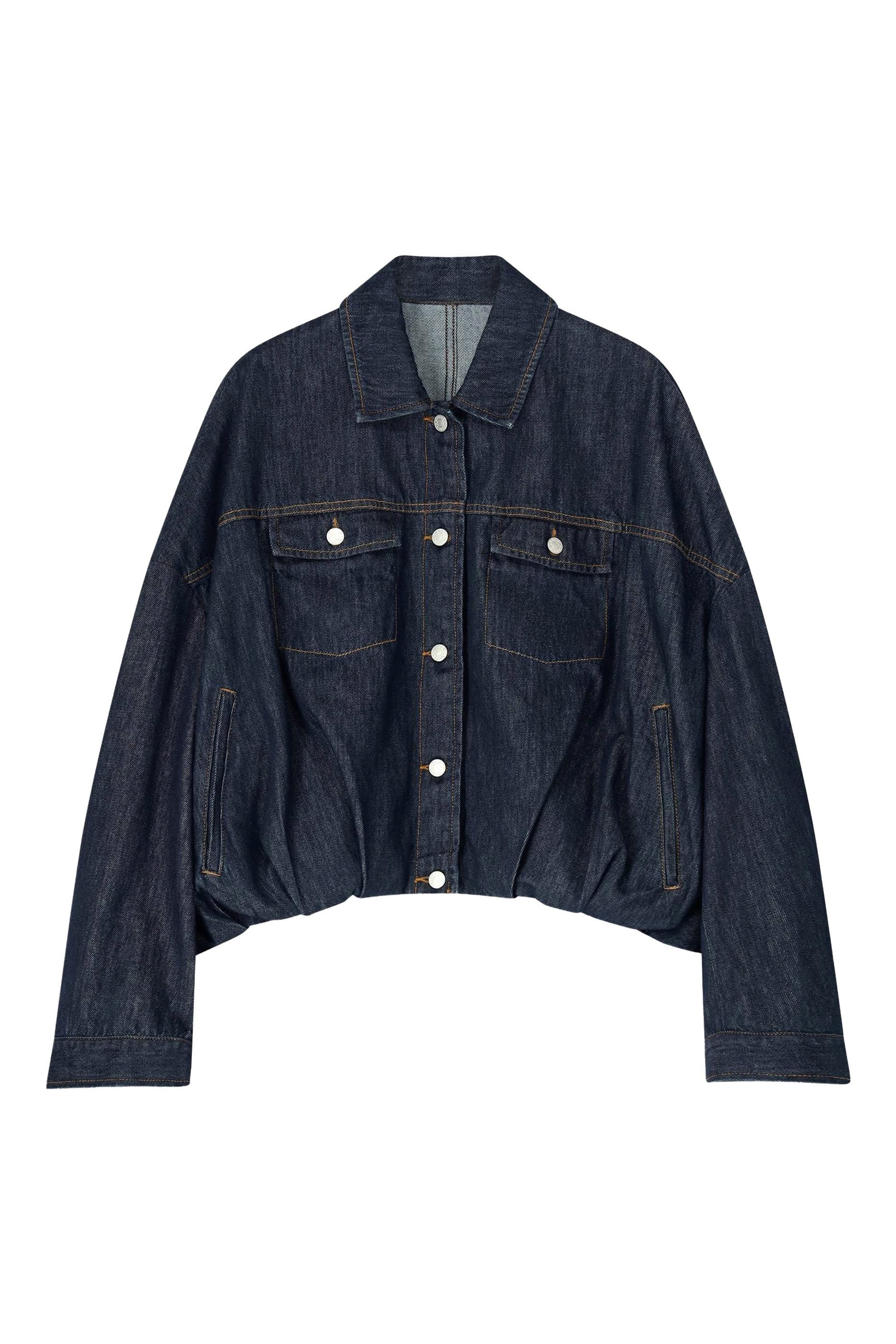 Button-Up Denim Jacket