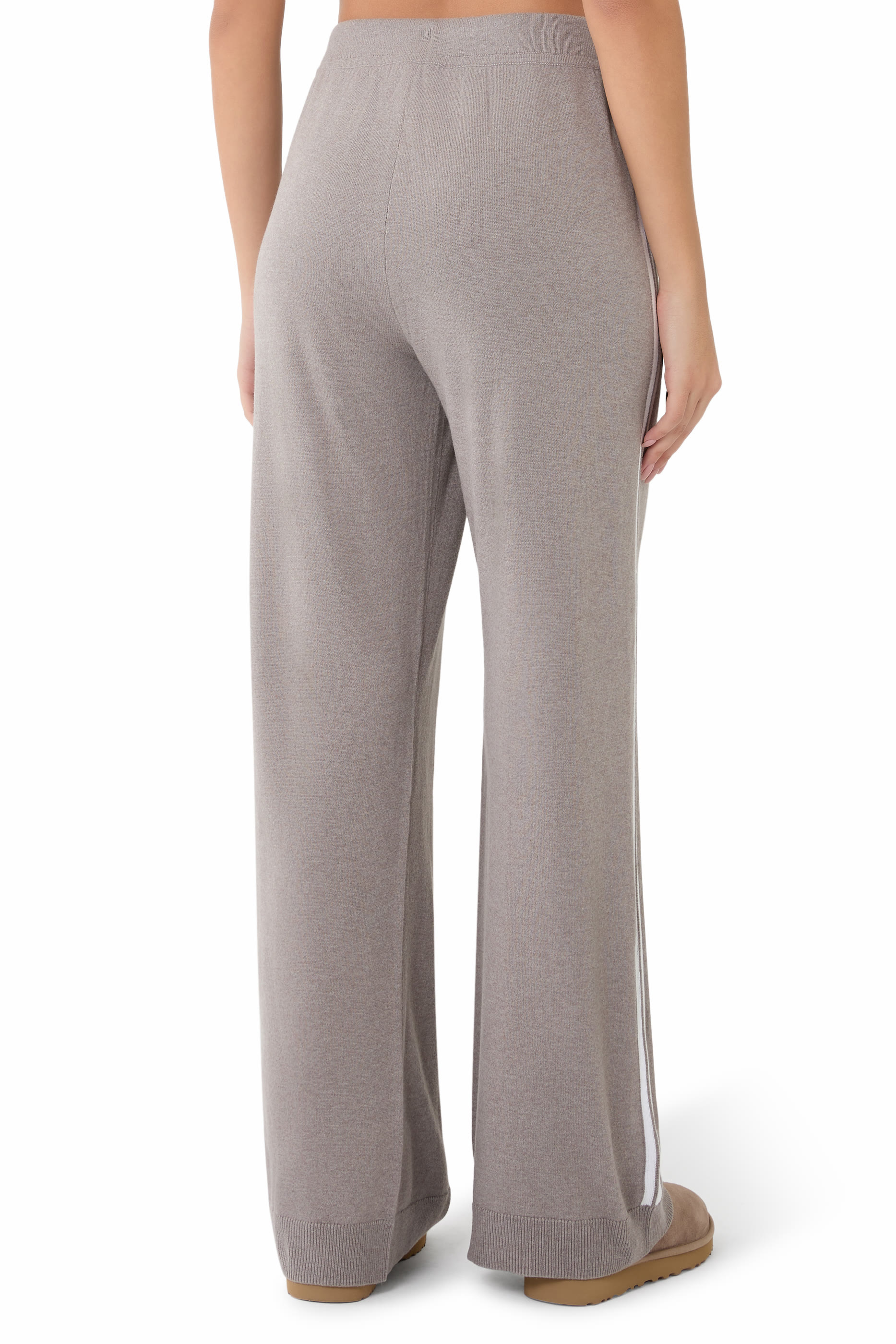 Cotton Rich Wide Side Stripe Trousers
