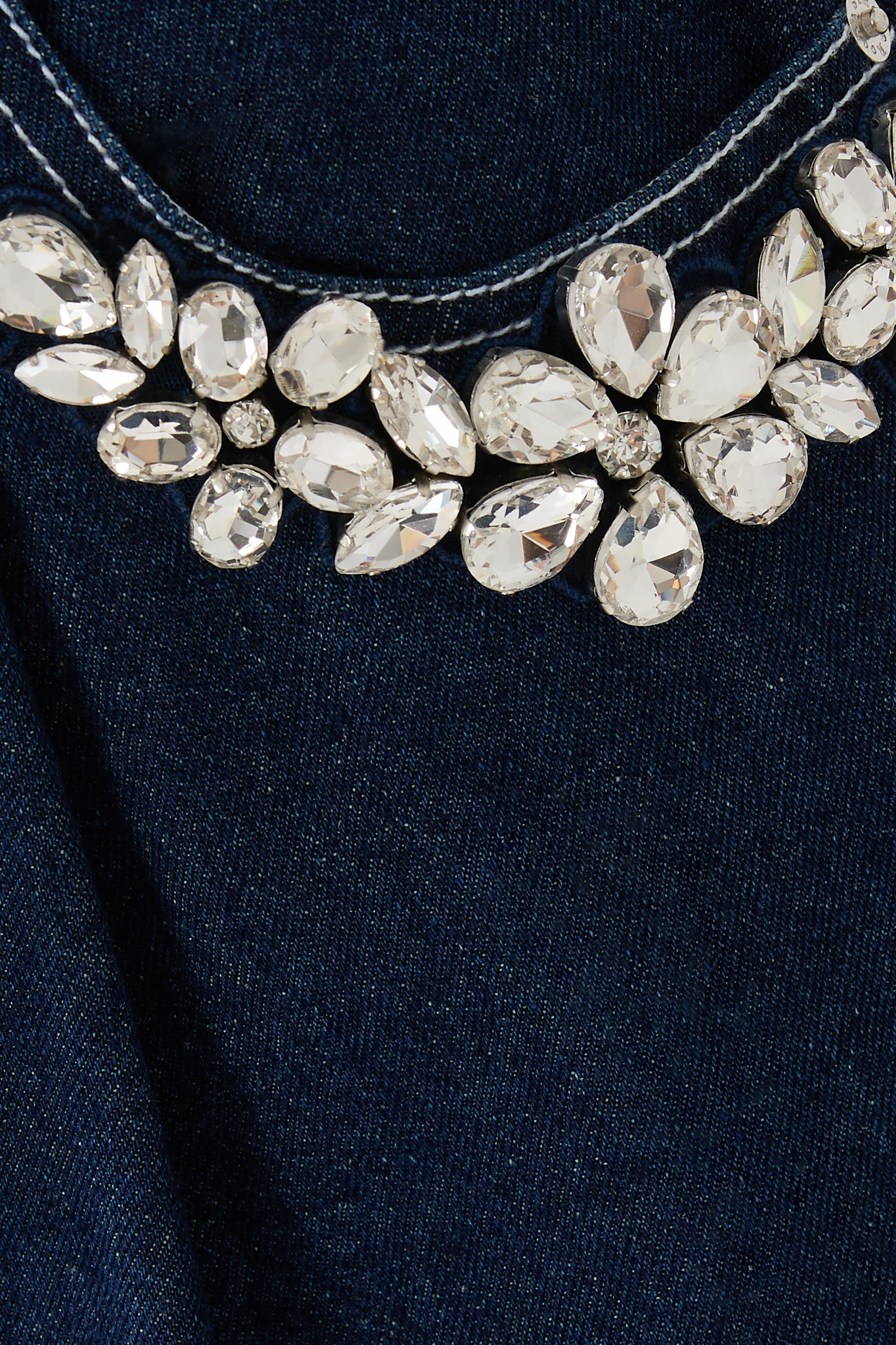 Turbo Embellished Puddle Jeans