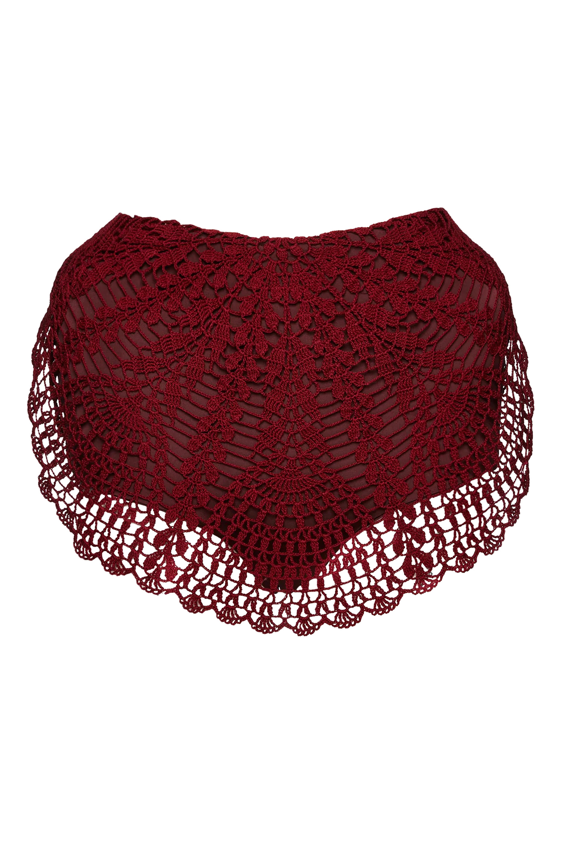 Padded Hip Crochet Skirt