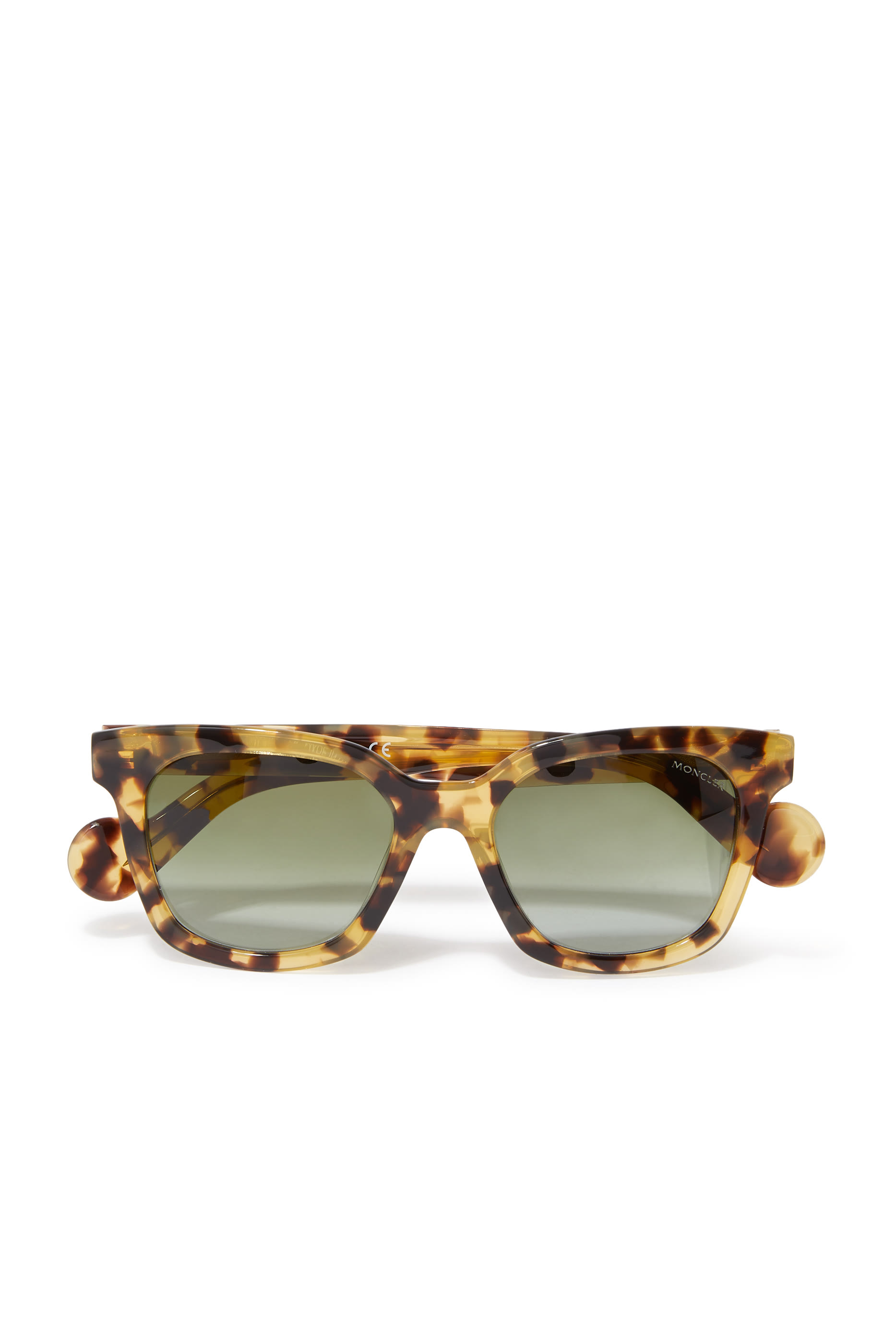 Tortoiseshell Square-Frame Sunglasses
