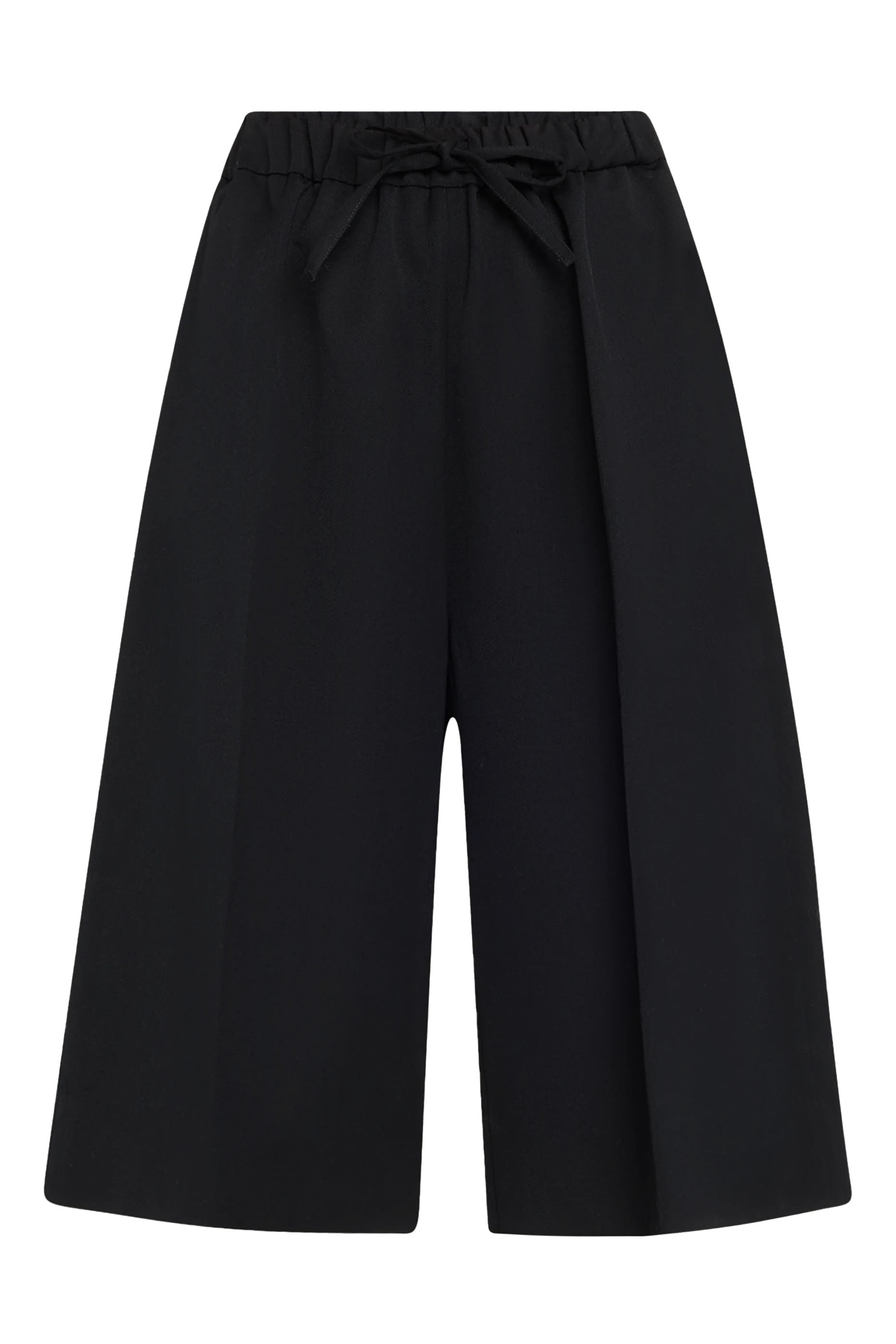 Daisy Pearl Wide-Leg Long Shorts