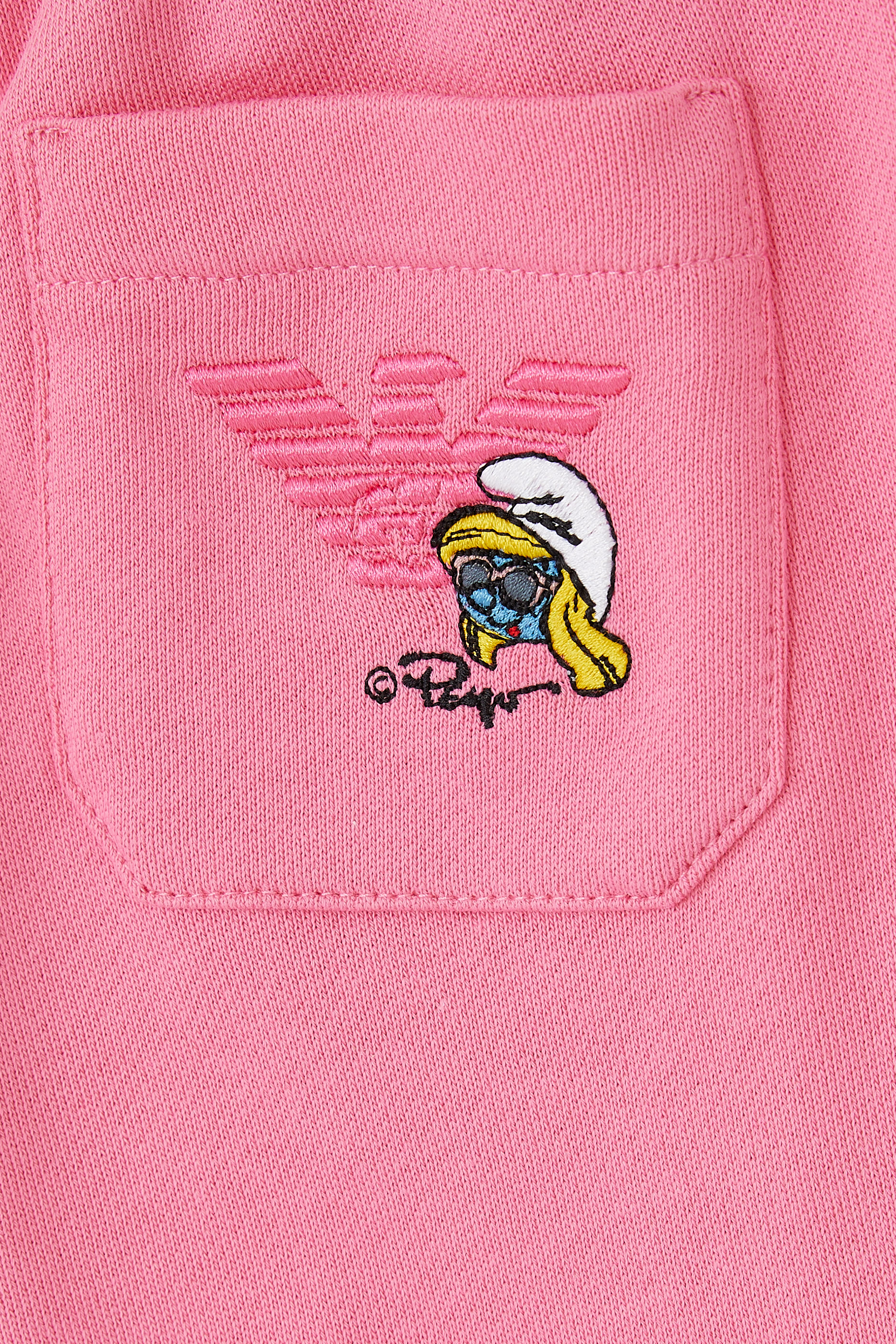 Kids Smurfs Embroidered Joggers