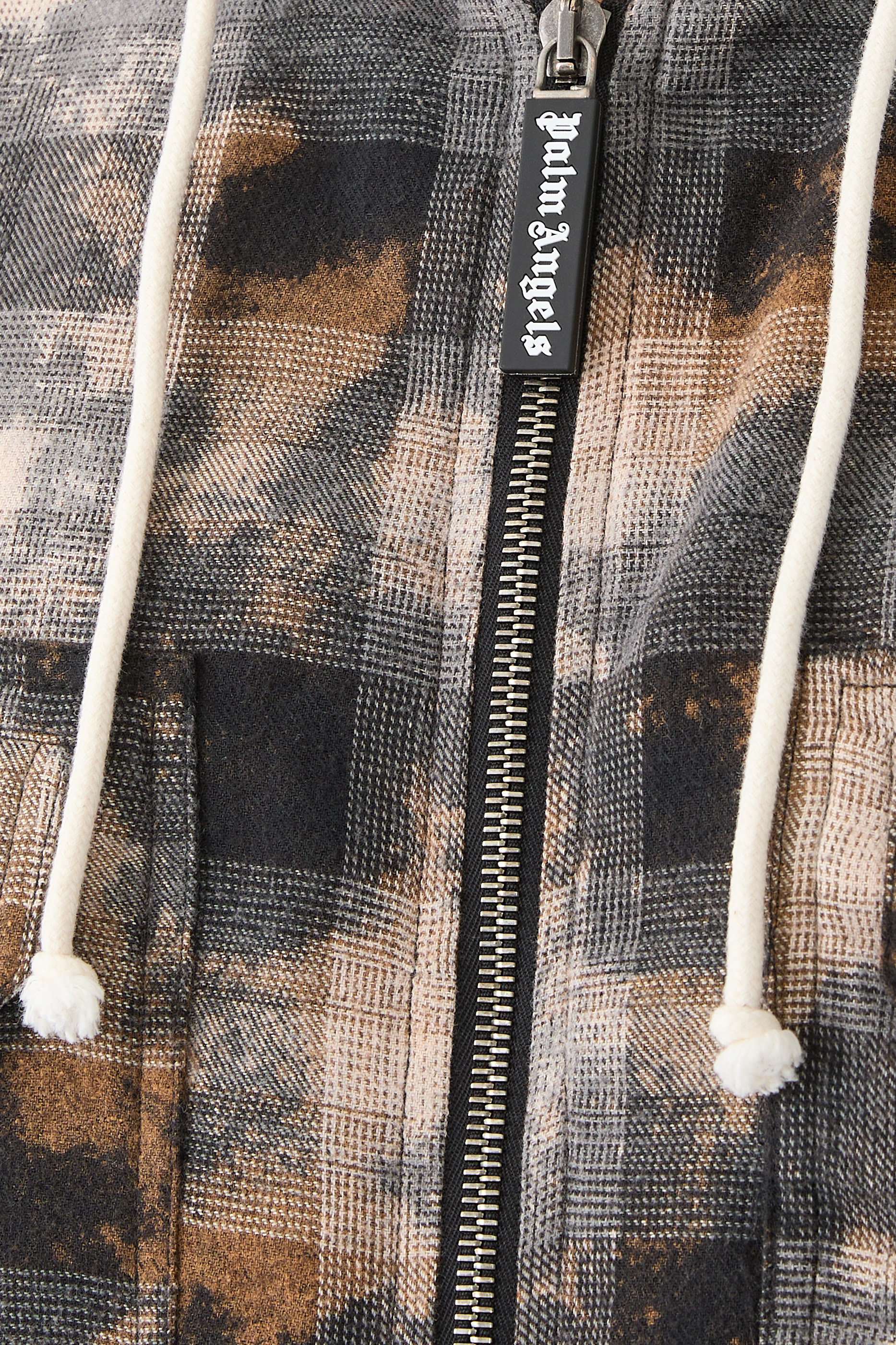 Curved Logo Check Overshirt