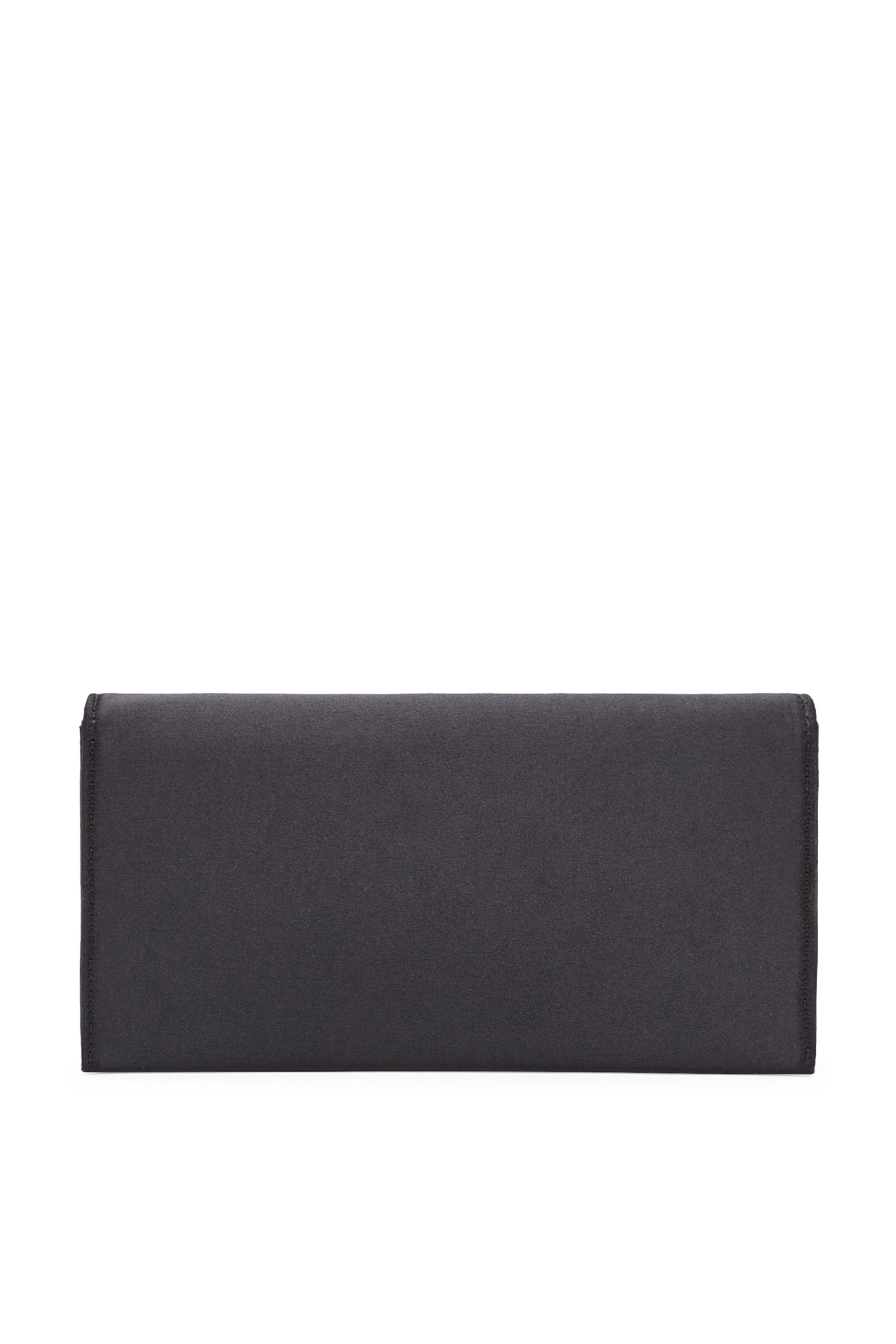 Satin Baguette Clutch Bag