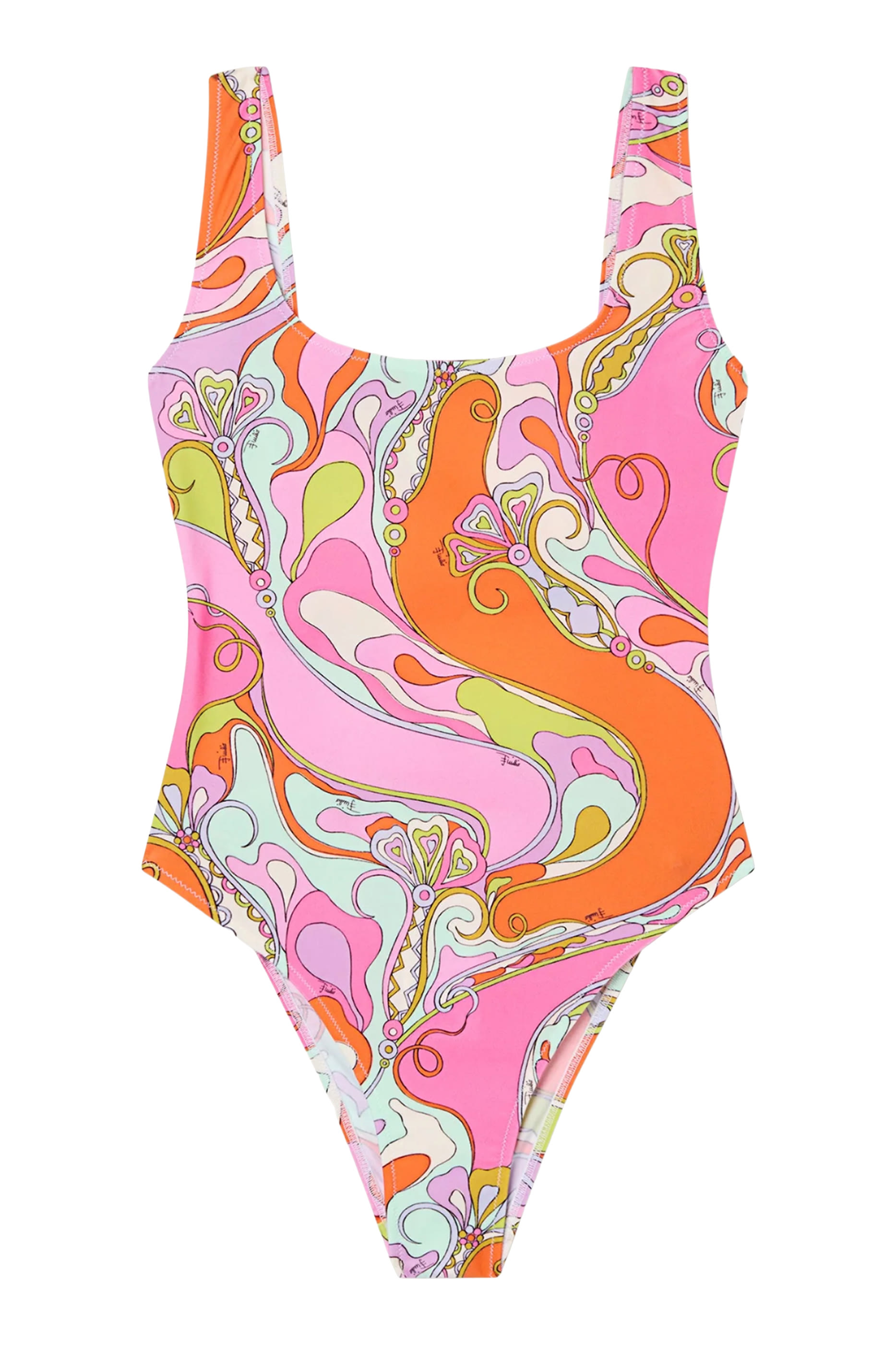 Orchidee Print One-Piece Swimsuit 
