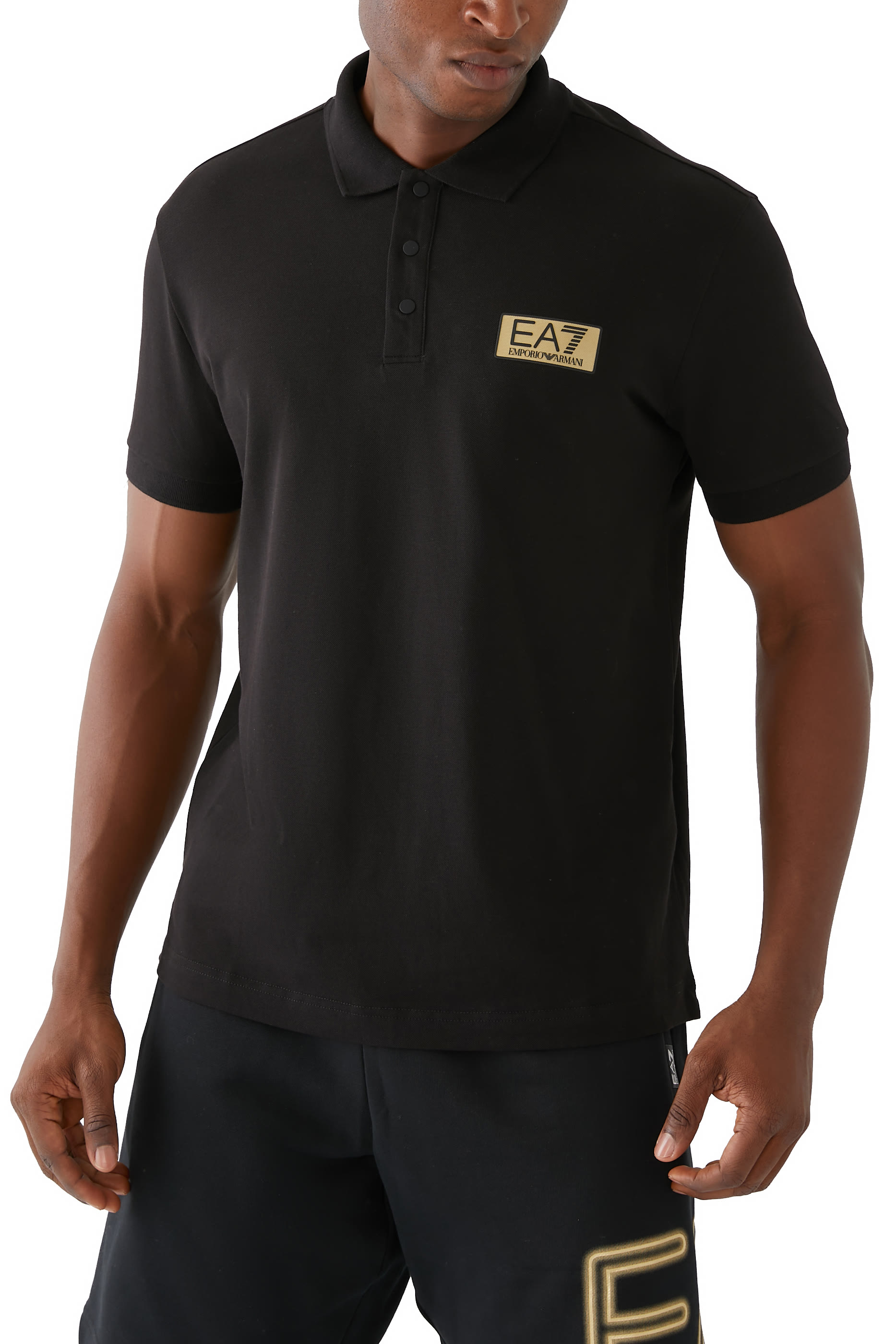 EA7 Label Polo Shirt