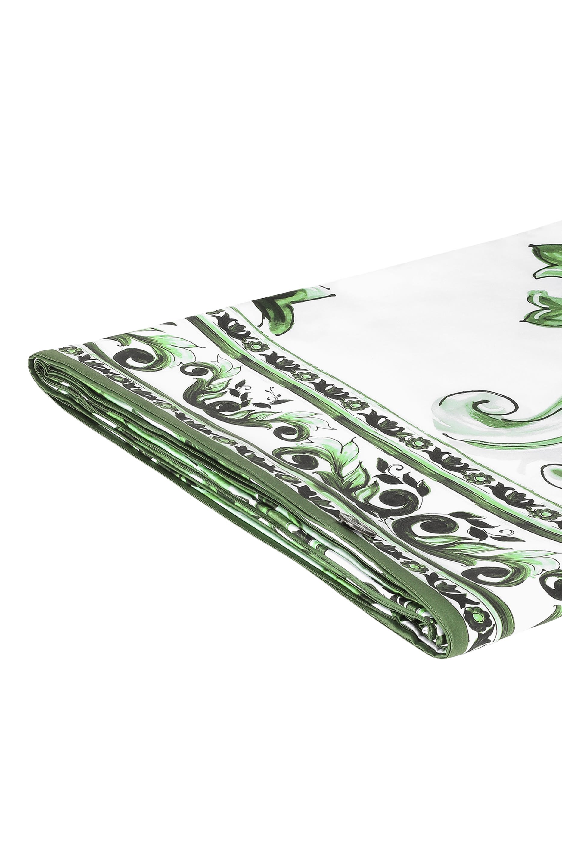 Maiolica Verde Duvet Cover