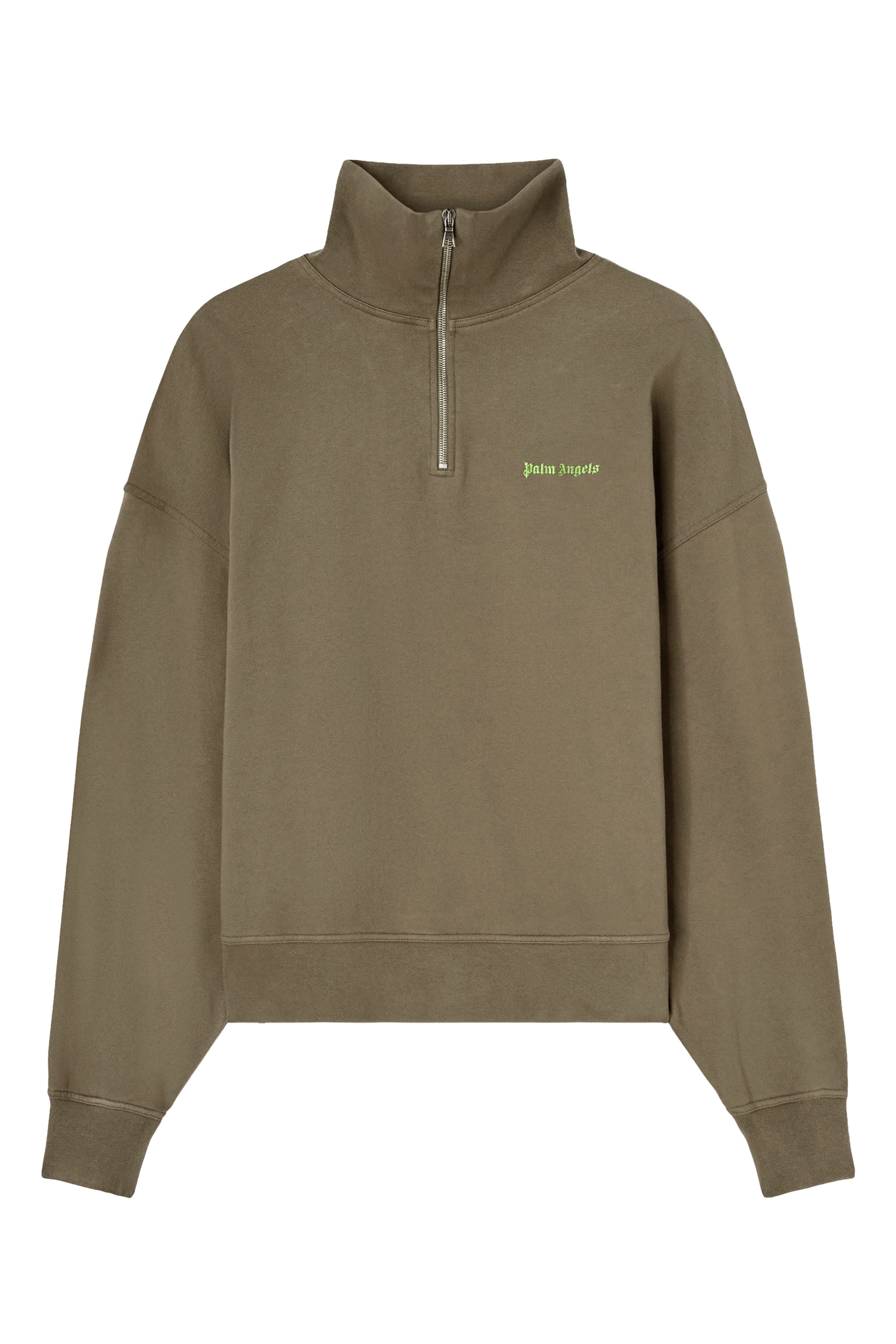 Classic Logo Zipped Crew Sweatshirt