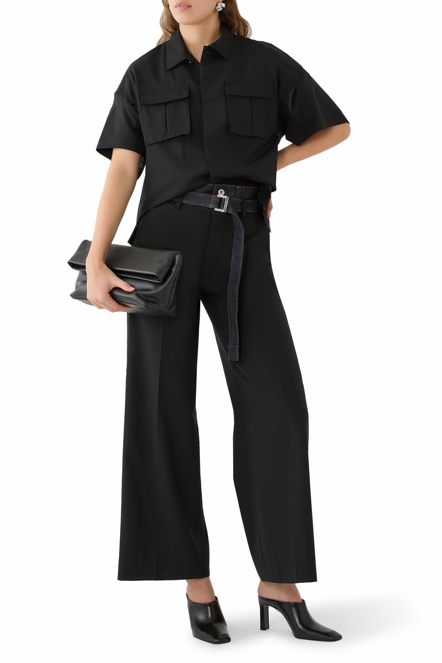 Suiting x Denim Pants