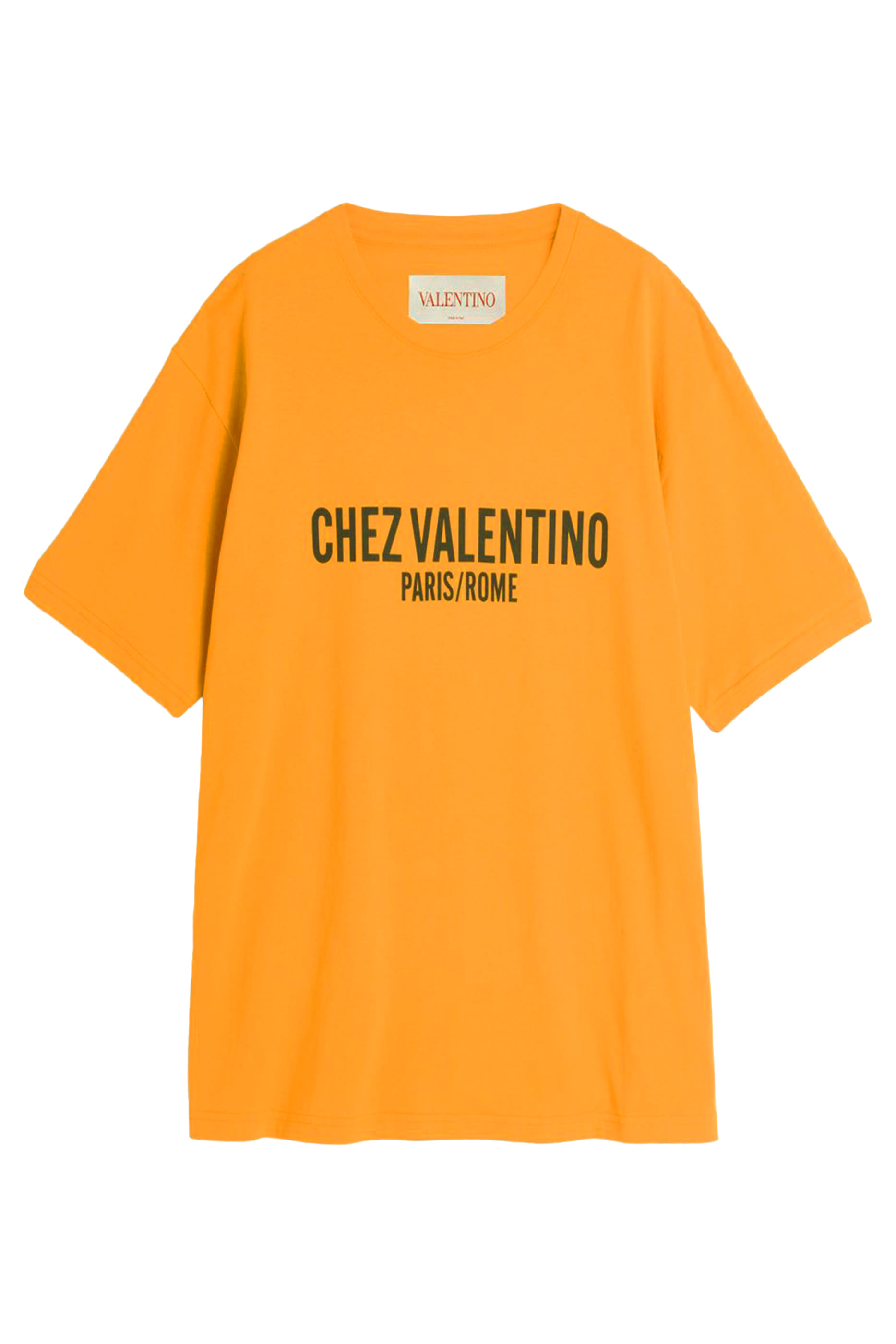 Chez Valentino Print Cotton T-Shirt