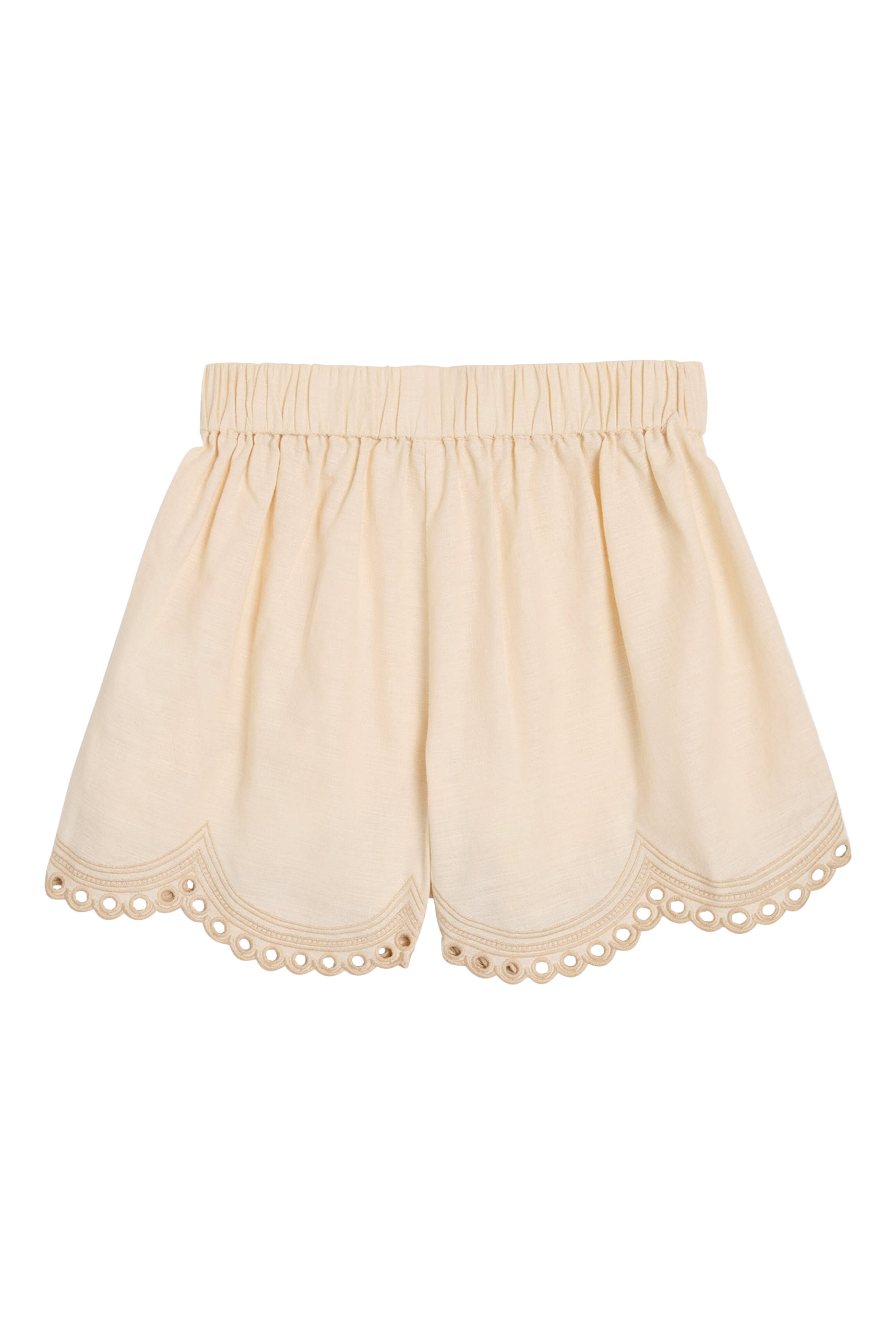Kids Rhiannon Embroidered Cotton Shorts