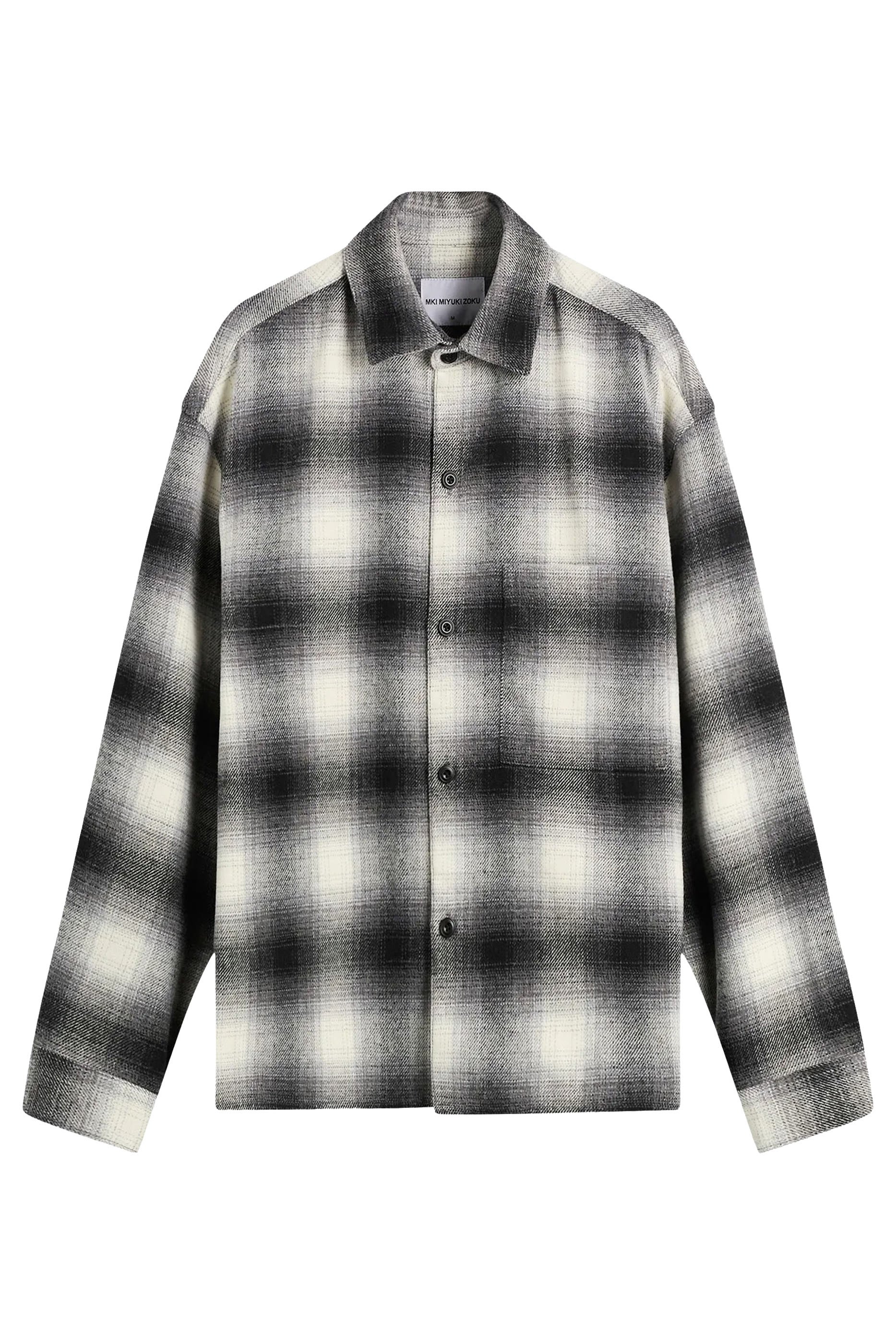 Mki Wool Check Box Shirt